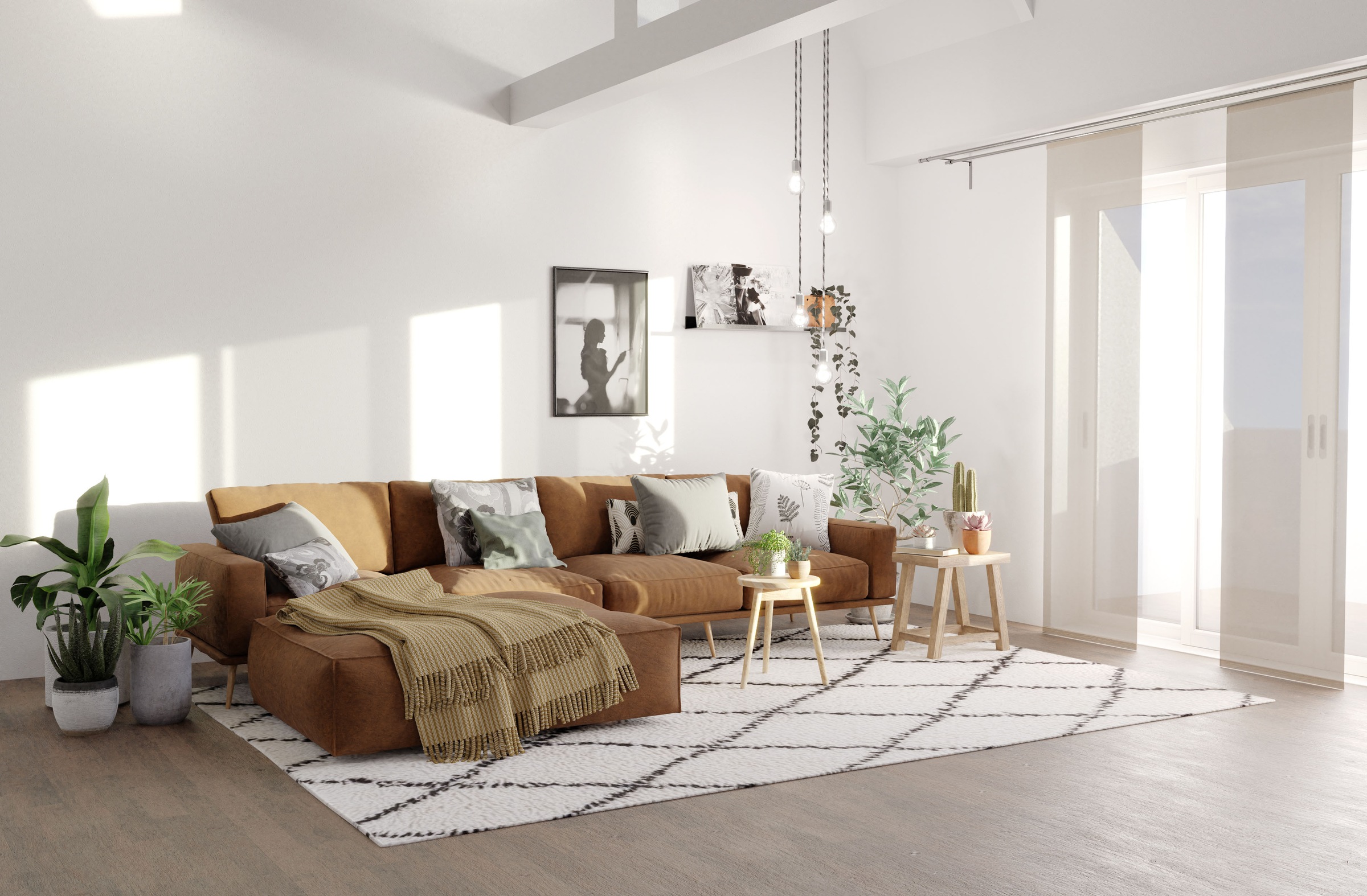 HOMING Schiebegardine »Manhattan«, (1 St.), modern, Wohnzimmer, Schlafzimmer