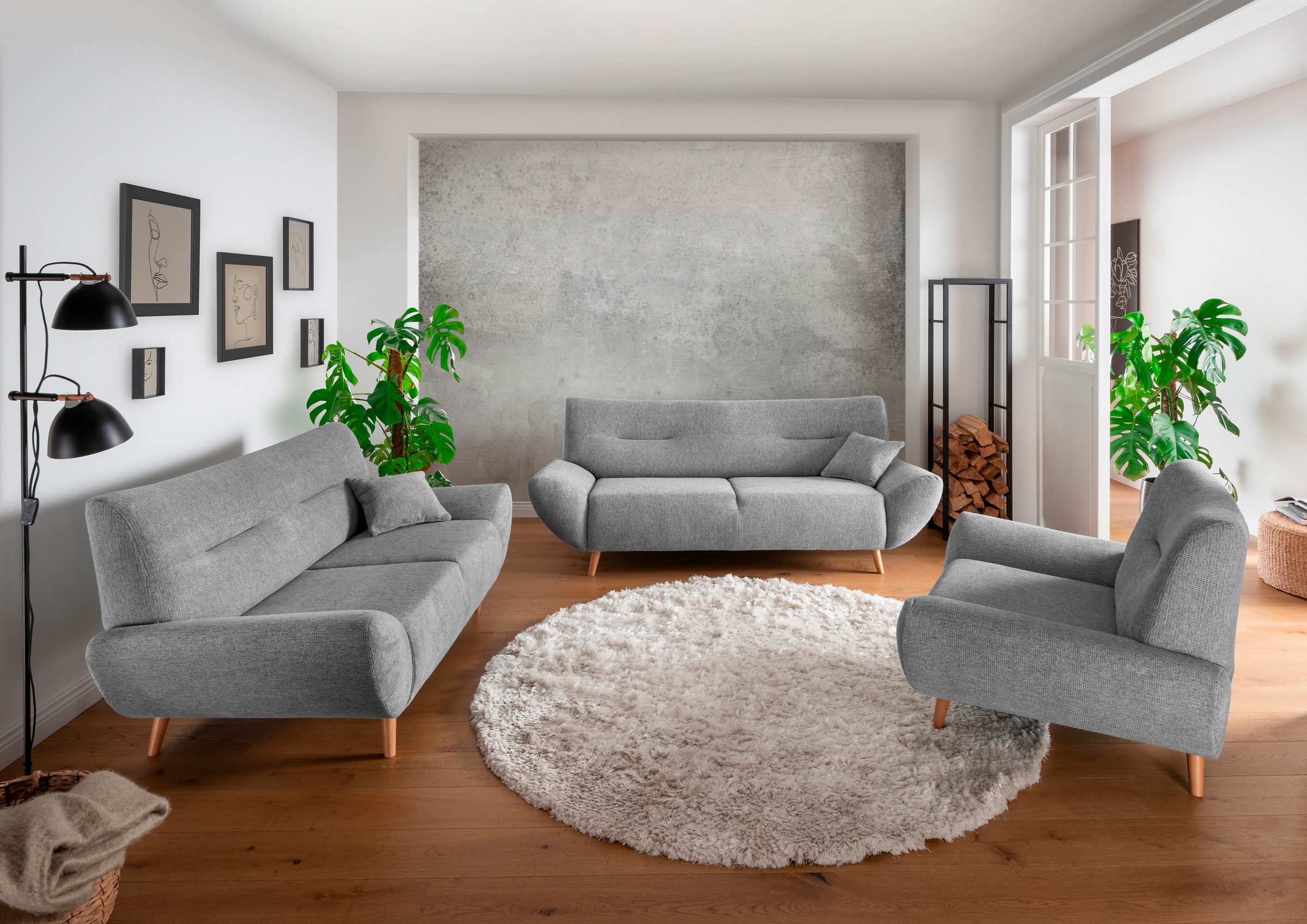 Home affaire Polstergarnitur »Drago elegant und zeitlos, komfortabel, moder günstig online kaufen