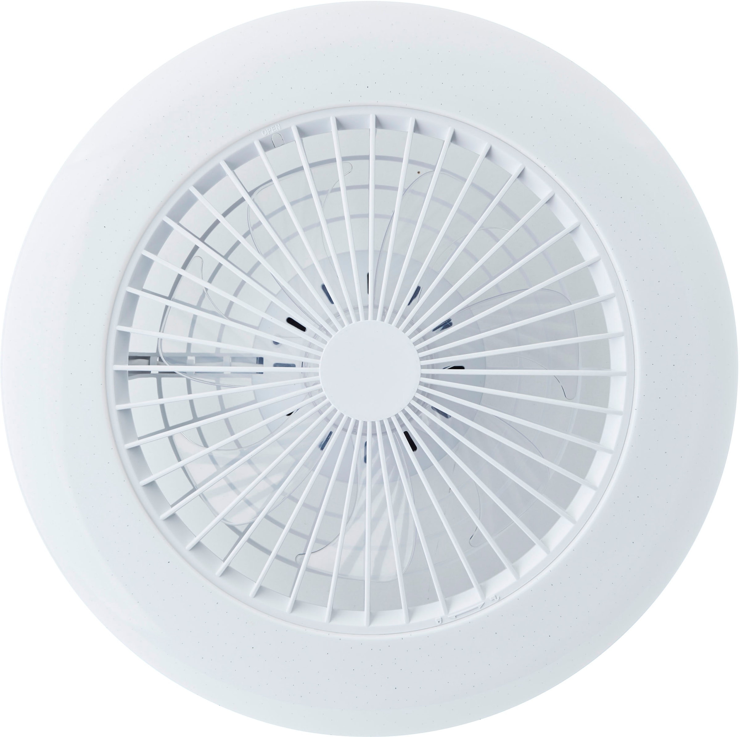 Brilliant LED Deckenleuchte »Salerno«, LED Leuchte, Ventilator, digitales RGB, 49 cm, 4700 lm, 3000-6500 K