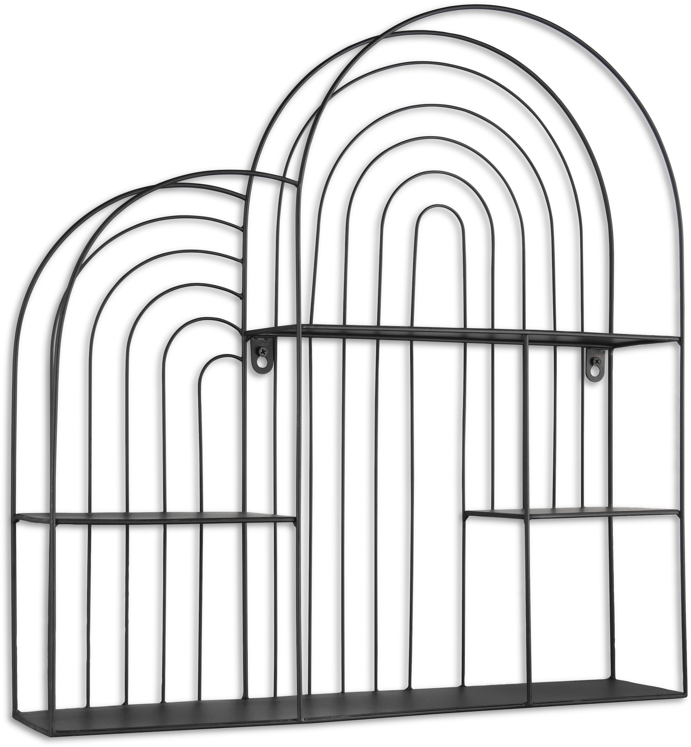 MIRRORS AND MORE Wandregal »Ivanka« 1 Stk. tlg. Dekoratives Regal günstig online kaufen