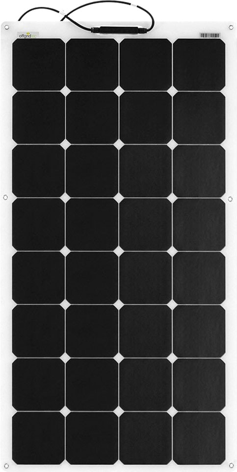 offgridtec Solarmodul »ETFE SPR-F-100 V2 120W Solarmodul flexibel«, hervorragender Schutz durch EFTE High-Tec Kunststoff