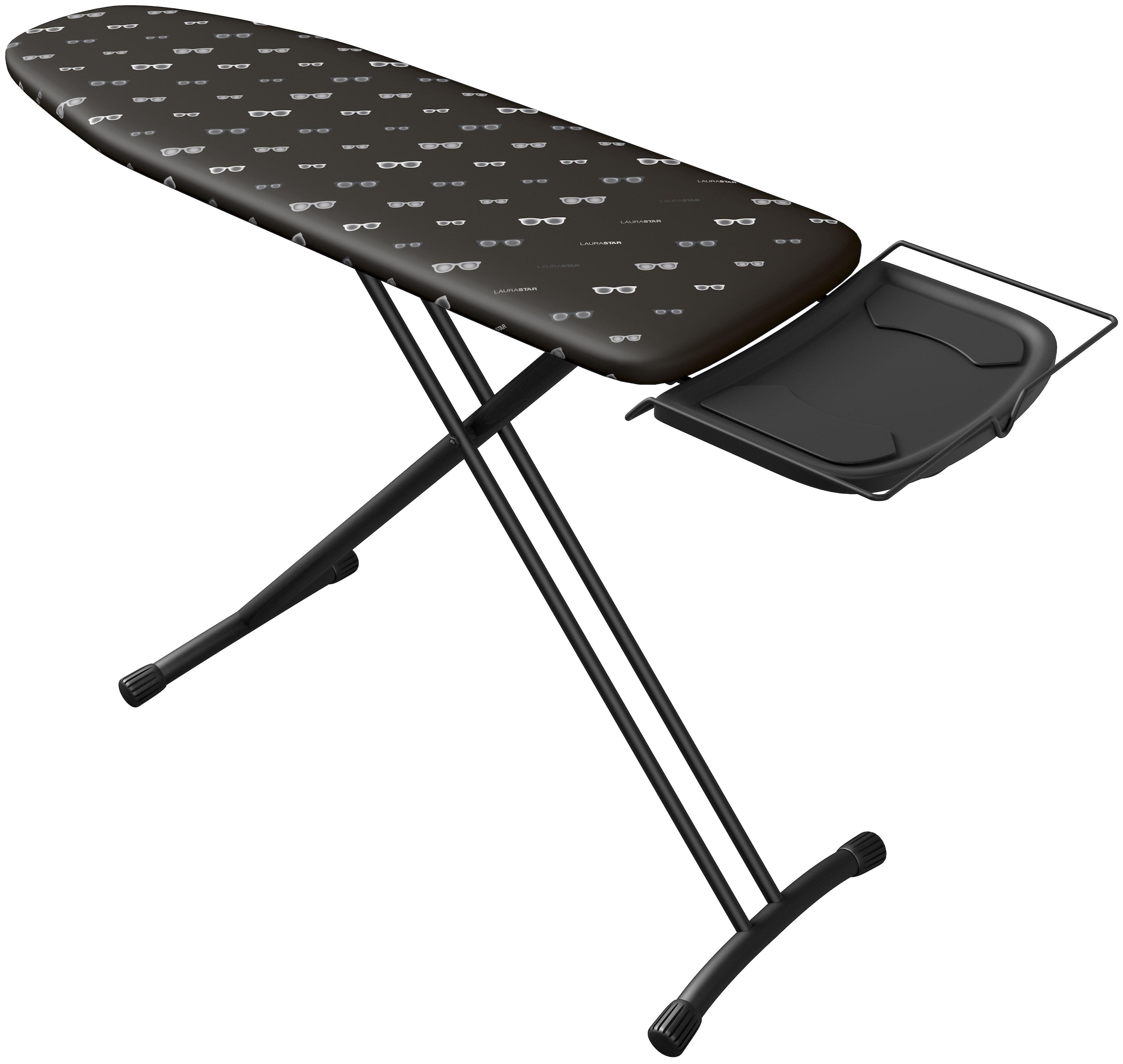 LAURASTAR Bügelbrett »Comfortboard Glasses«, Bügelfläche 120 cmx38 cm, Mechanismus zum sicheren Verschließen