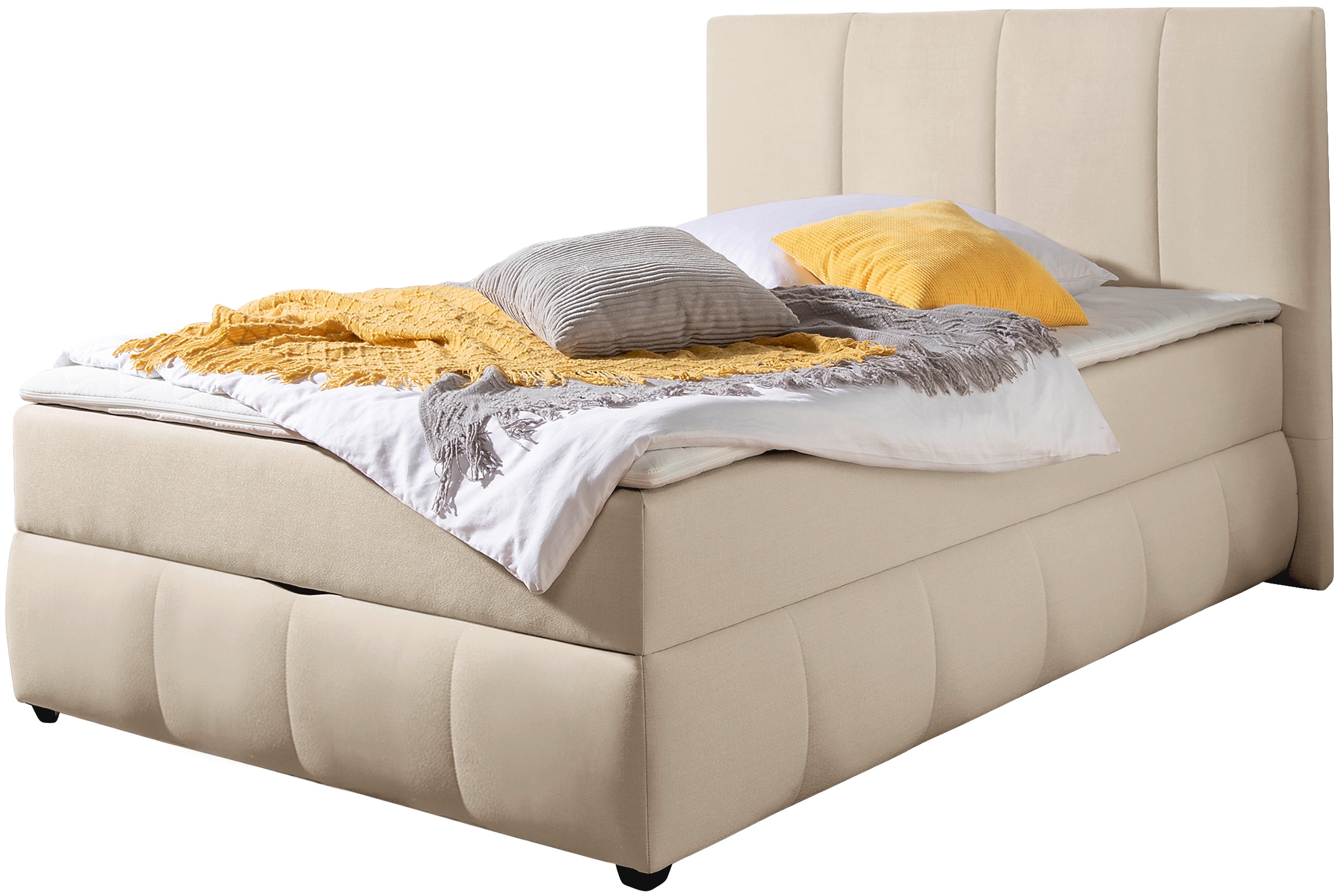 INOSIGN Boxbett »Hartley«, Inkl. Bettkasten & Topper, wählbar in H2, H3 o. H4