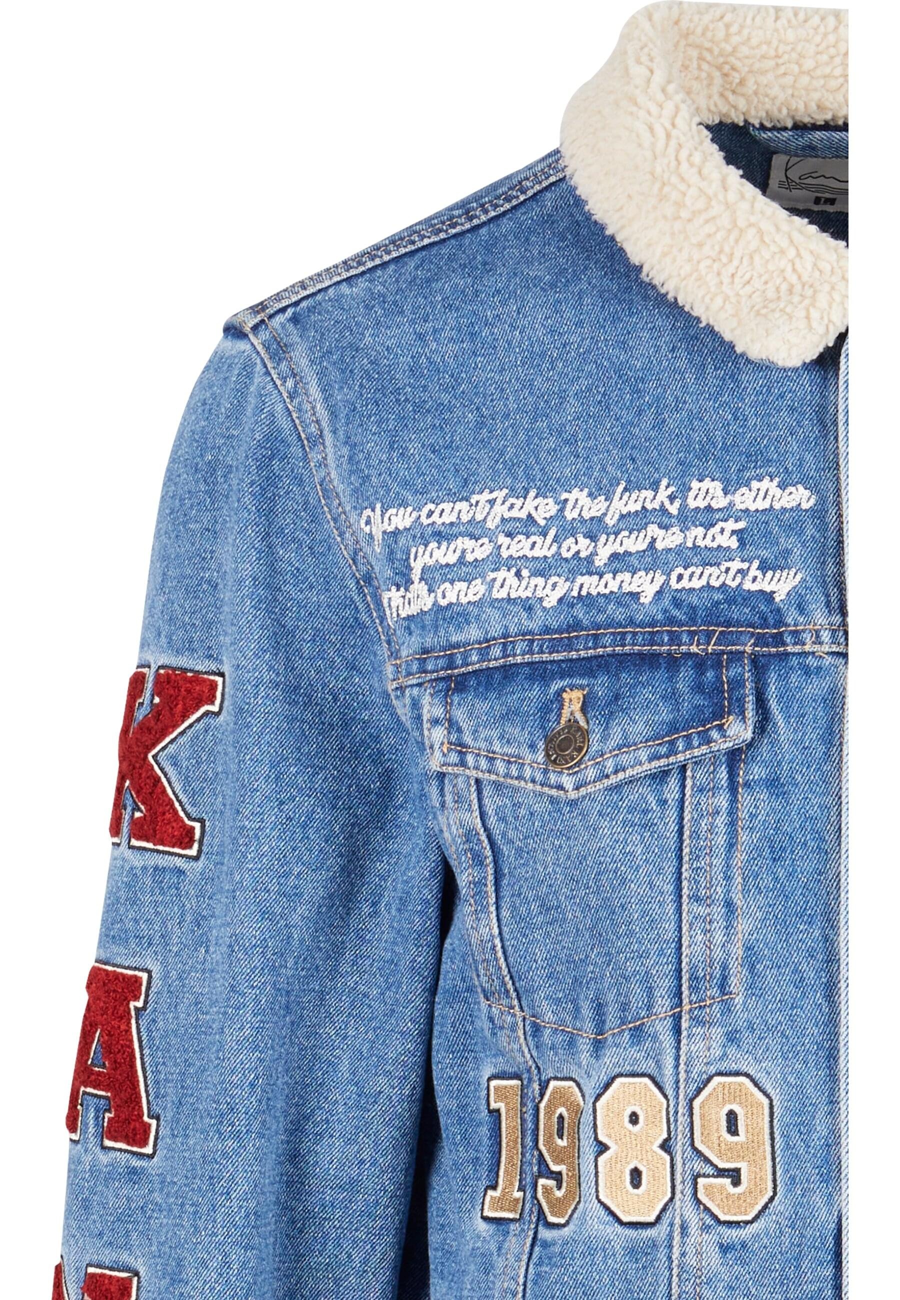 Karl Kani Jeansjacke »Karl Kani Herren KM224-030-1 KK OG Patched Denim Jacket« 1 Stk. tlg. ohne Kapuze