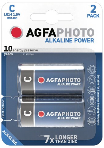 AgfaPhoto Batterie »Alkaline Power«, 1,5 V, (2 St.) kaufen
