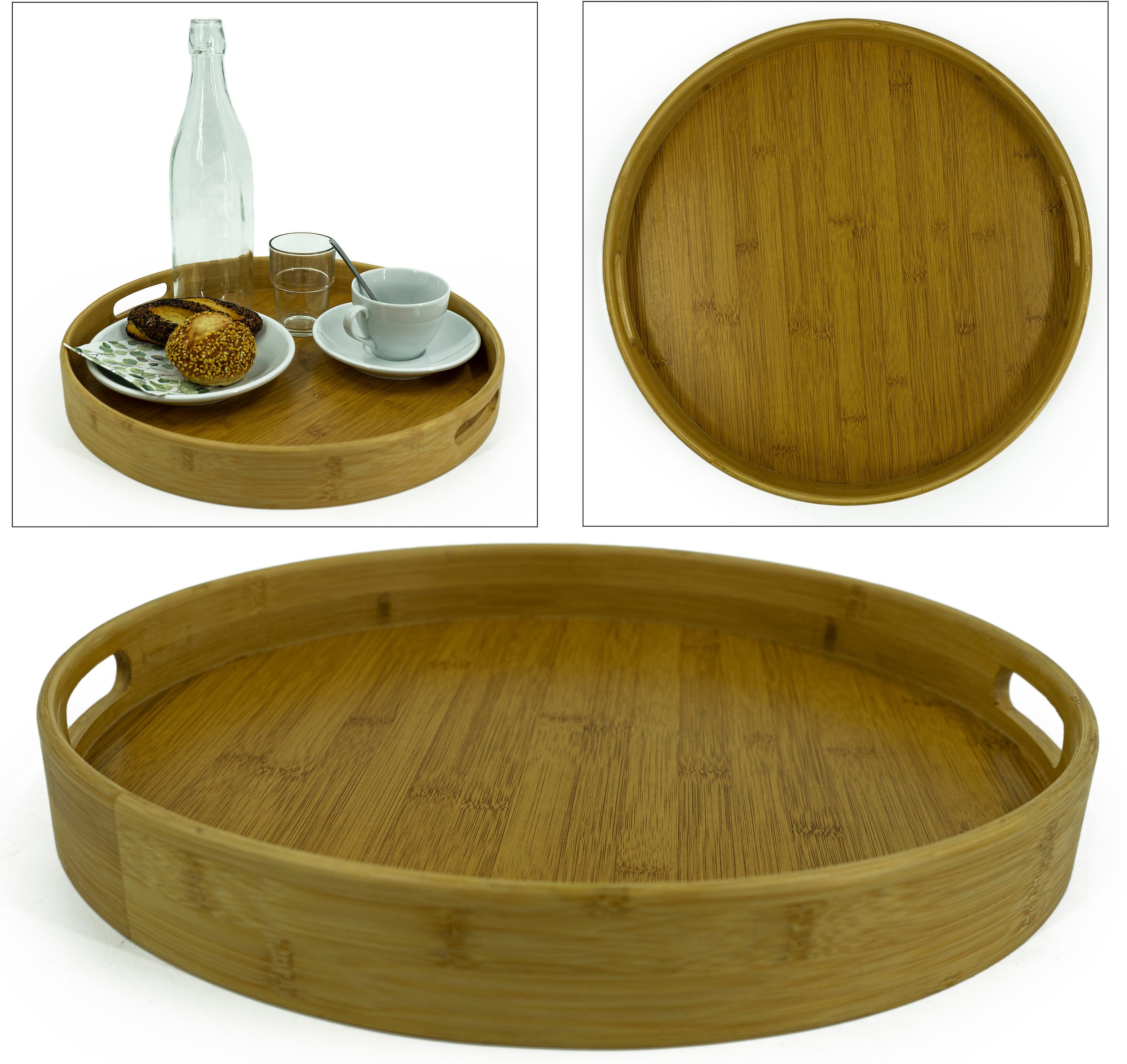 NOOR LIVING Tablett, (1 tlg.), mit Griffen