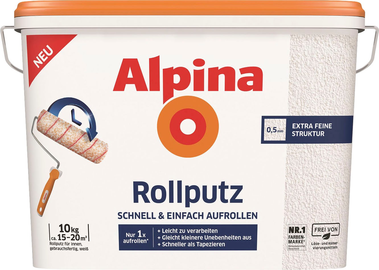 Alpina Gipsputz »Rollputz«, für Innenwände, 10 kg kaufen