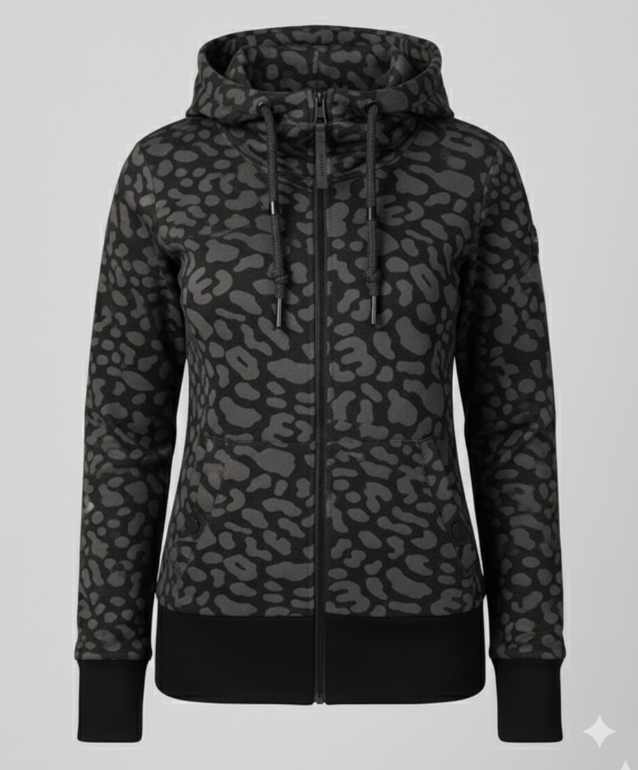 Ragwear Kapuzensweatjacke »RYLIE PRINT ZIP O«