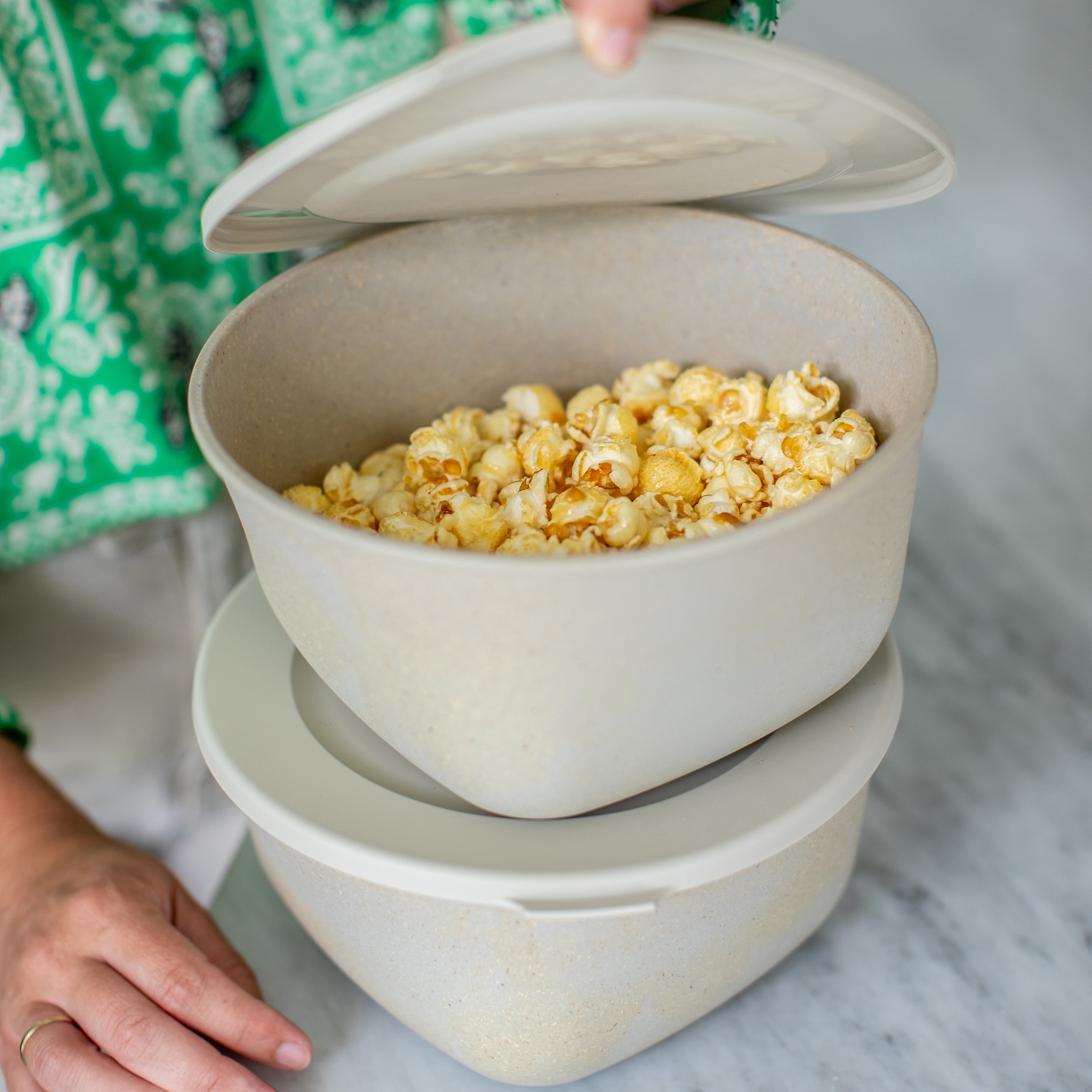 KOZIOL Frischhaltedose »CONNECT BOX 4« spülmaschinengeeignet,melaminfrei,recycelbar 4L