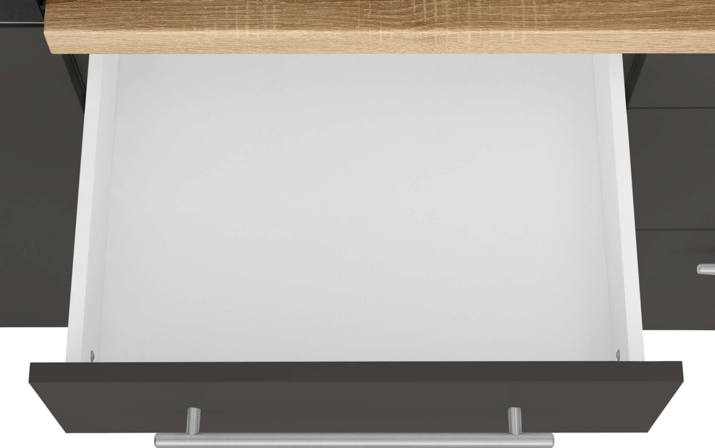 wiho Küchen Küchenzeile »Unna« mit E-Geräten, Breite 370 cm