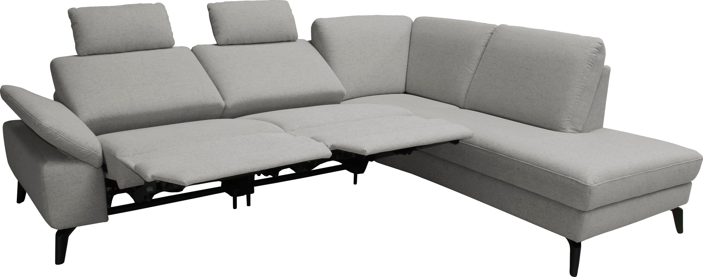 alina Ecksofa, inkl. Kopfstützen, wahlweise mit Relaxfunktion, Breite: 267 cm