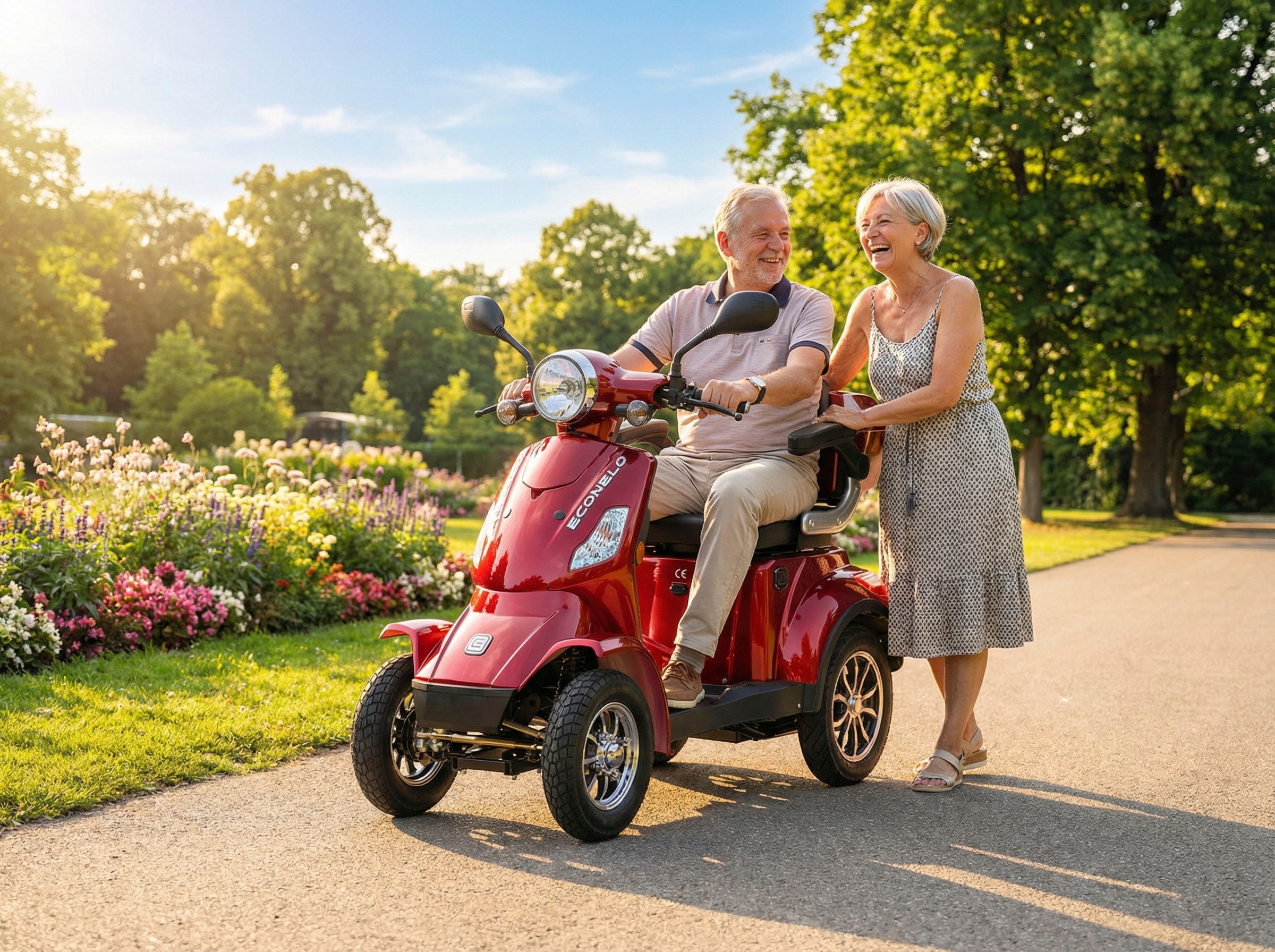 ECONELO Elektromobil »Seniorenmobil P4000, Lithium-Akku, 25 km/h, 1000 Watt« 1.000 W 25 km/h