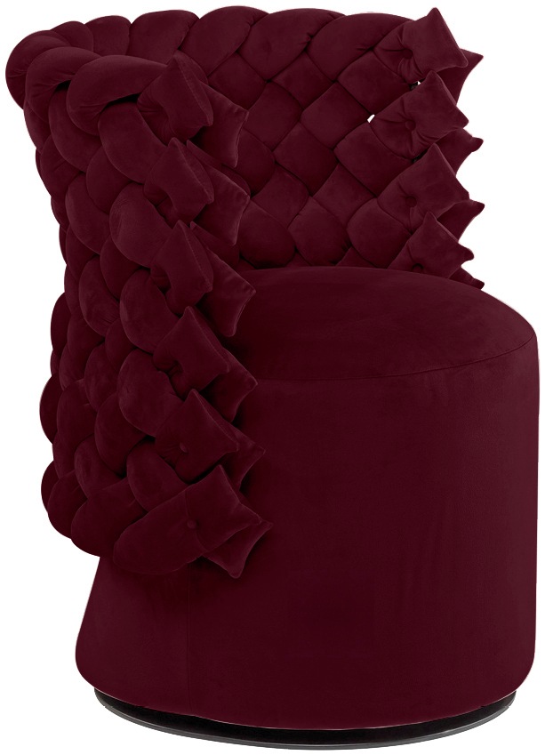 CALIA ITALIA Sessel »GIUGGIOLA Extravaganter Designsessel« Drehsessel, wahlweise mit Drehfunktion