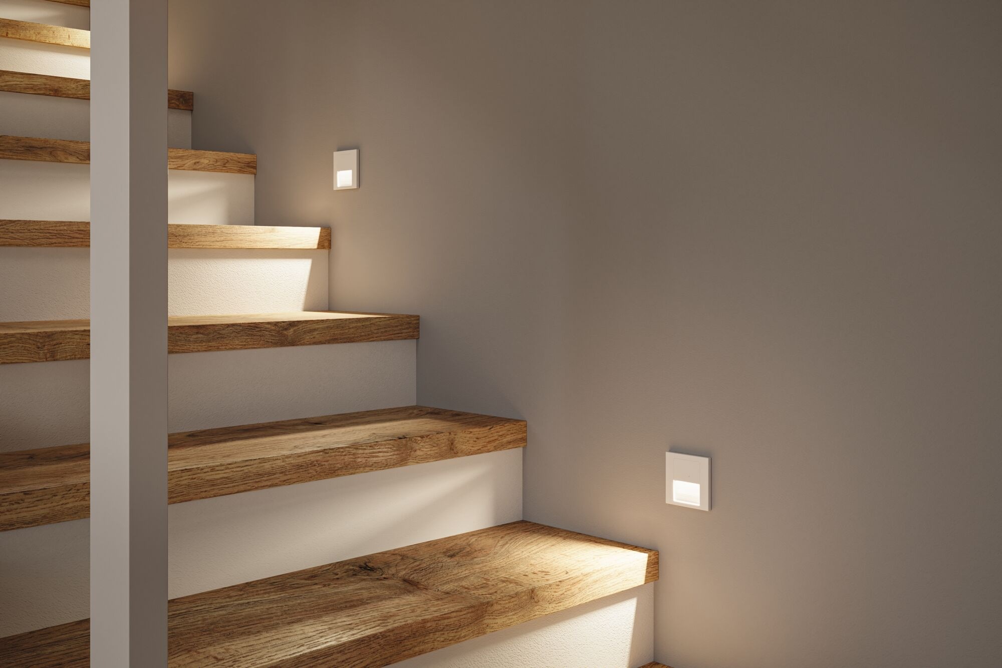 Paulmann LED Einbauleuchte »LED Wandeinbauleuchte Tsaro eckig 80x36mm«, 1 f günstig online kaufen