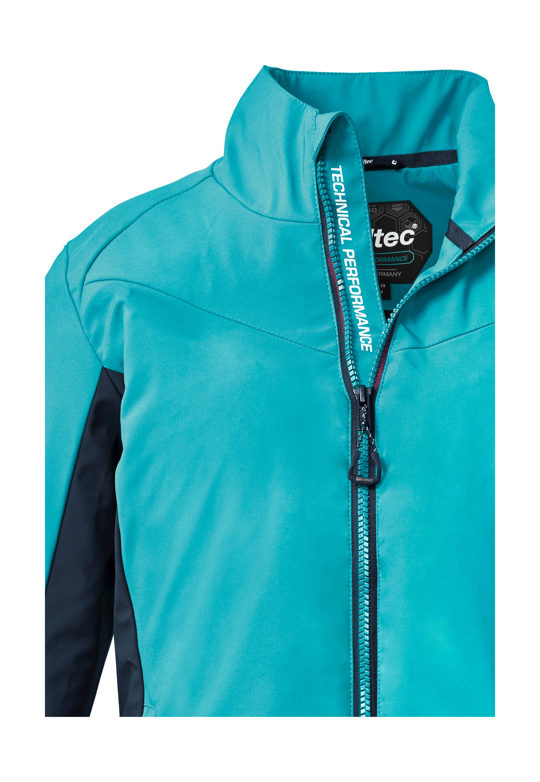 Killtec Softshelljacke »KOW 102 WMN SFTSHLL JCKT«, Schmale Softshelljacke, wasser- und windabweisend, atmungsaktiv