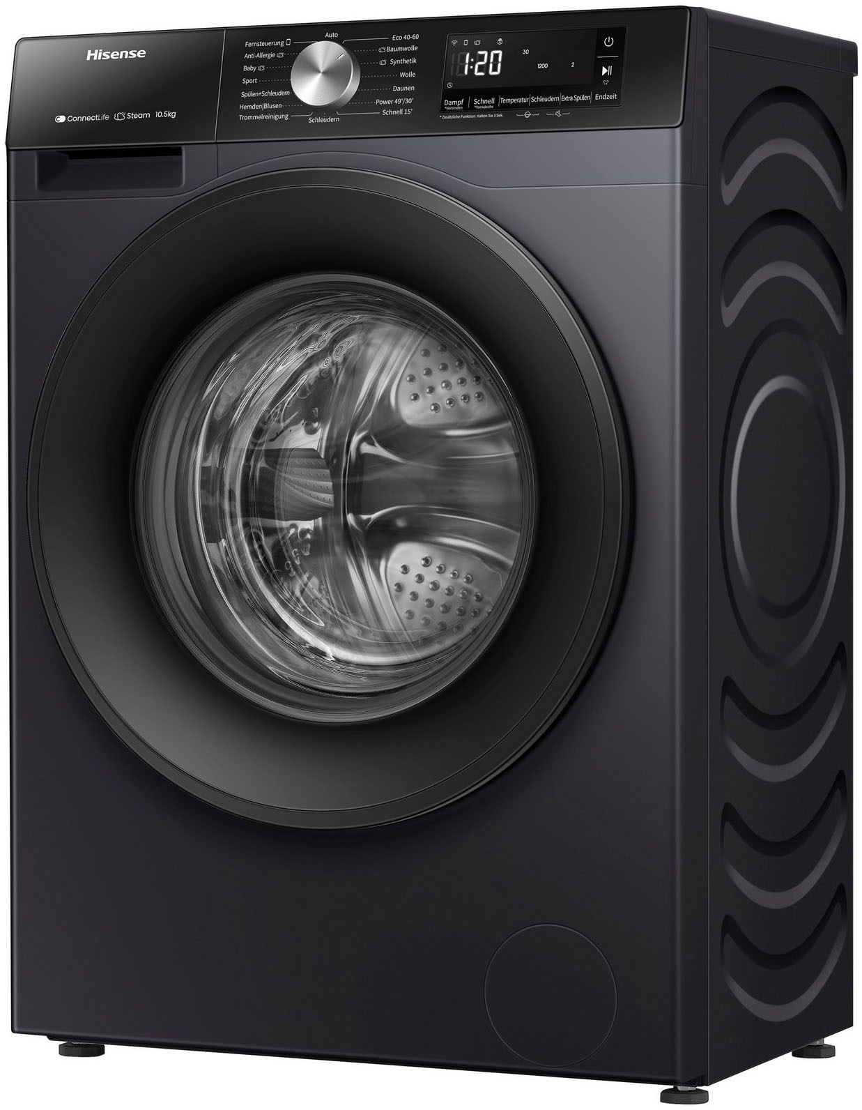 Hisense Waschmaschine »WF5S1045BB« 10,5 kg 1400 U/min AutoDosing