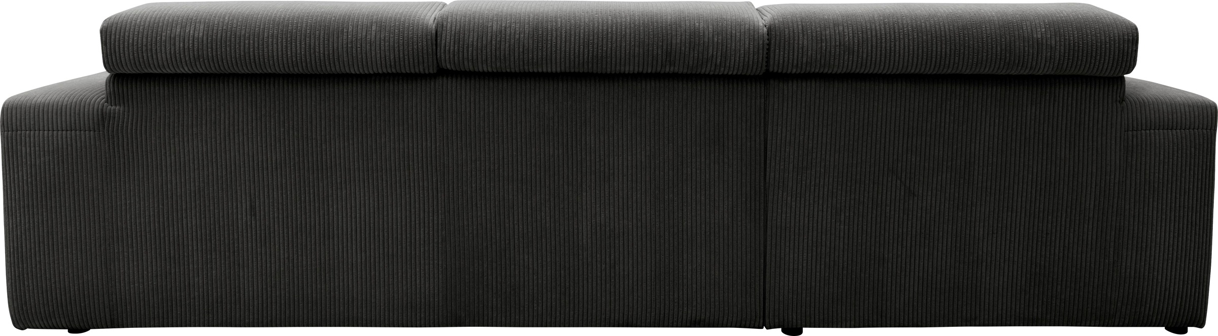 DOMO collection Ecksofa »Brandon große Ausführung B/T/H: 289/177/80 cm, auch in Leder und Cord«, mit Kopfteilverstellung, wahlweise Sitztiefenverstellung, L-Form