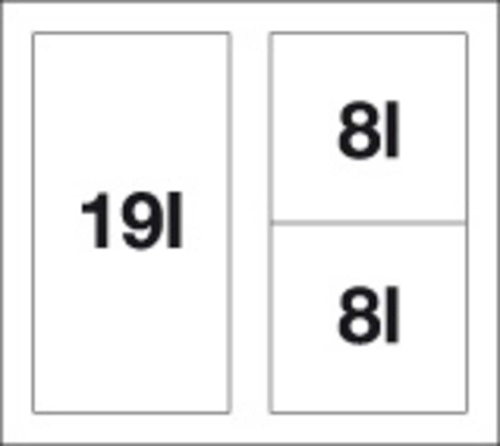 Blanco Mülltrennsystem »Flexon II 50/3« 3 Behälter Kunststoff, Stahlblech, 500 mm Untermass