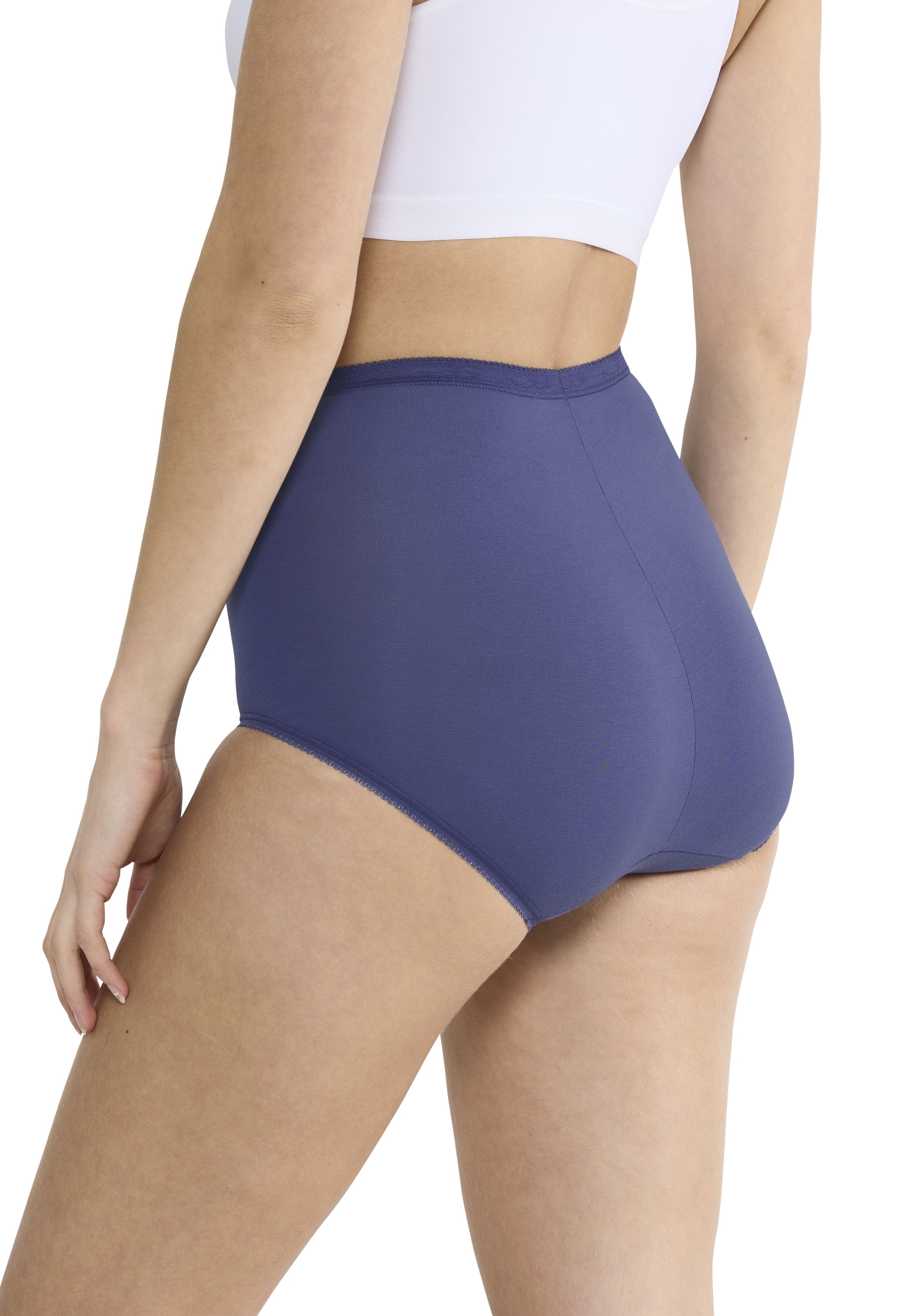 sloggi Maxislip »Basic+«, (3er Pack), Baumwollmischung, weiche Nähte, Single Jersey