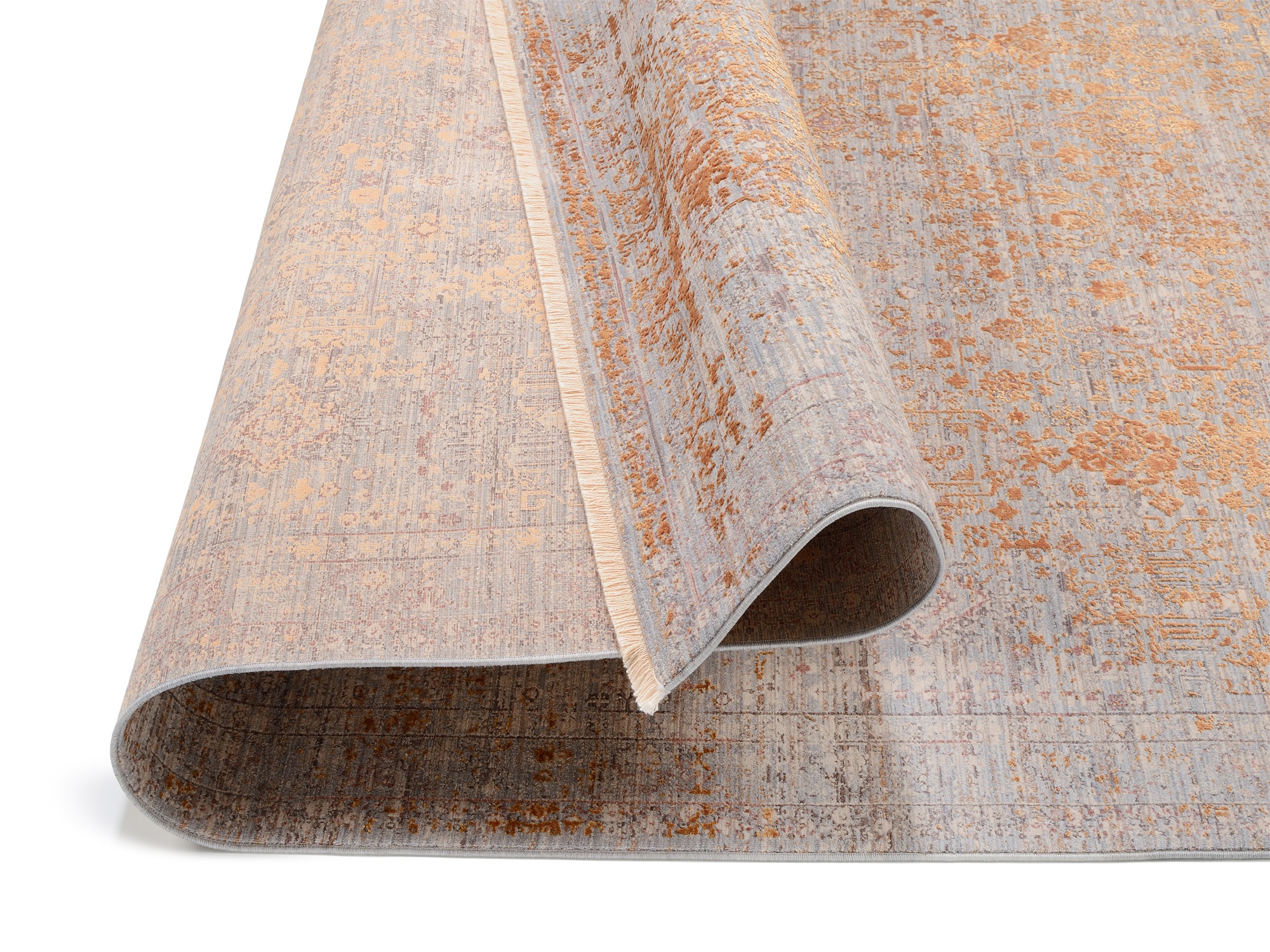 OCI DIE TEPPICHMARKE Teppich »FARBEN GRANDE«, rechteckig, Klassisches Muster, eingefasst, in 3-D-Optik