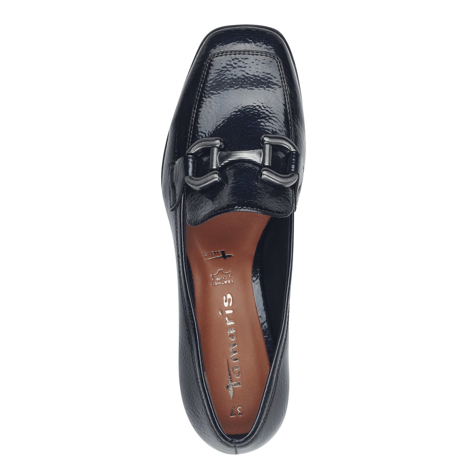Tamaris Slipper, Blockabsatz, Pumps, Halbschuh, Schlupfschuh mit modischer Zierspange