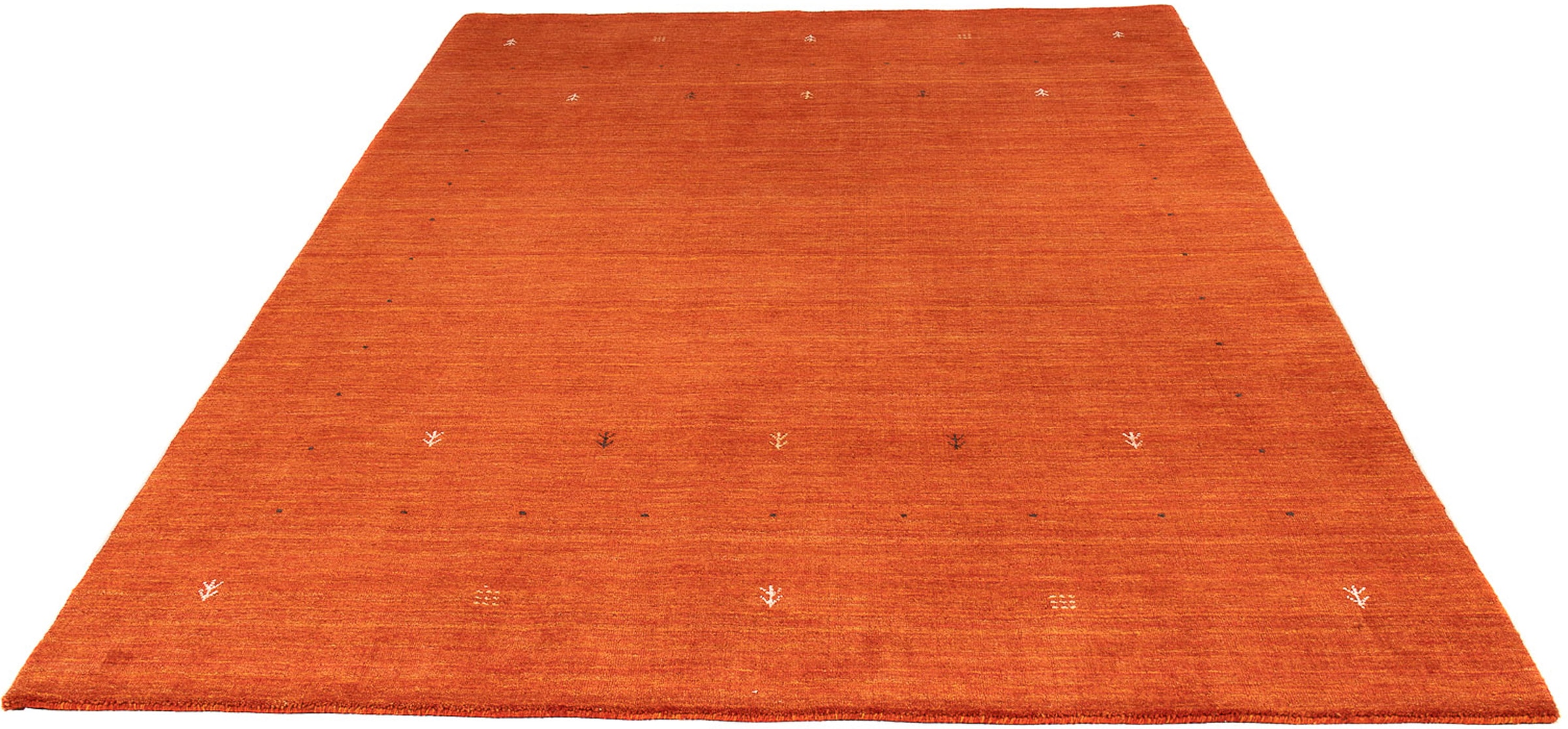 morgenland Wollteppich »Gabbeh - Loribaft Softy - 243 x 171 cm - dunkelrot« günstig online kaufen