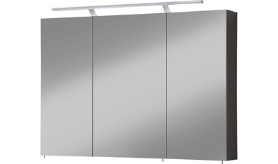 Schildmeyer Spiegelschrank »Torino«, Breite 100 cm, 3-türig, LED-Beleuchtung,... kaufen