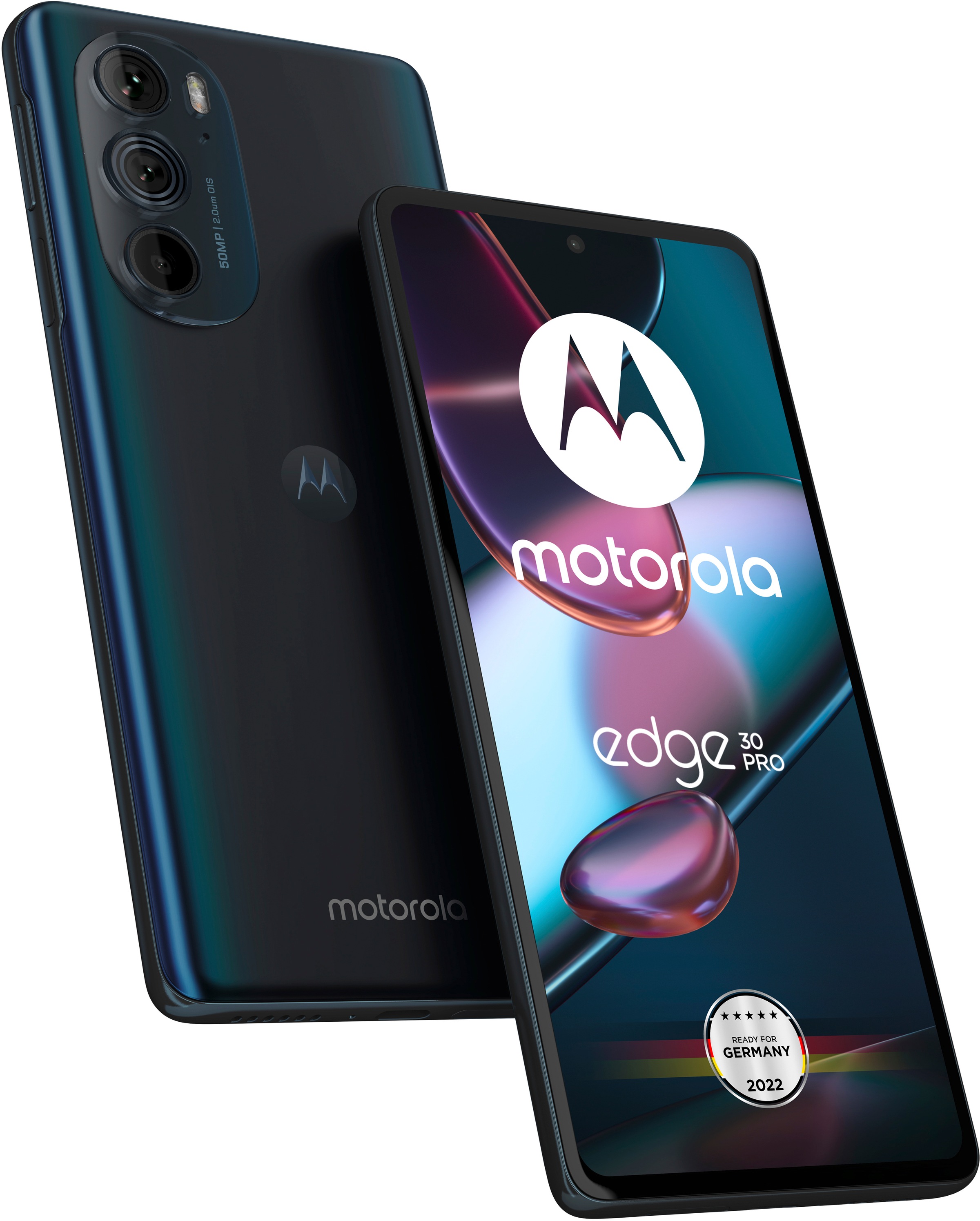 Motorola Smartphone »edge30 Pro«, Cosmos Blue, 17 cm/6,7 Zoll, 256 GB Speicherplatz