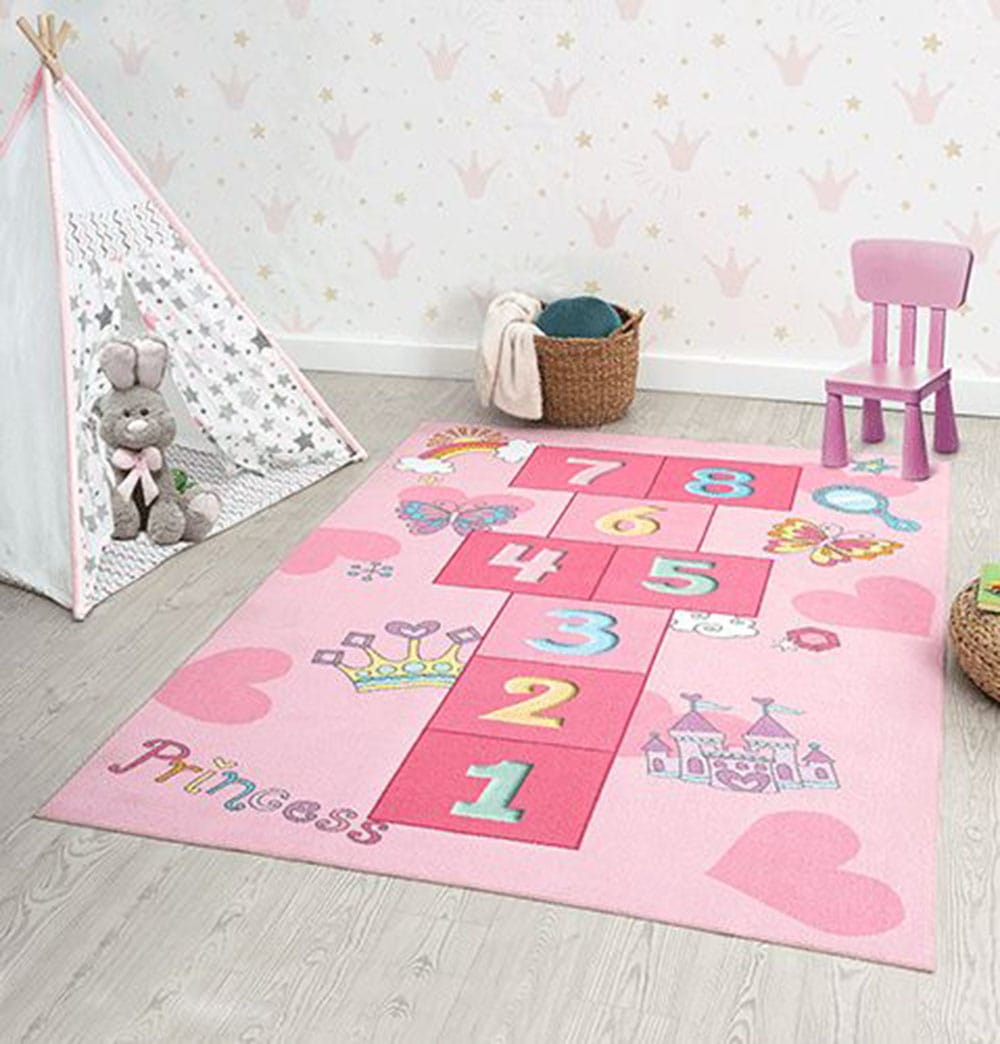 the carpet Teppich »Happy Life«, rechteckig, 4 mm Höhe, Life Kinderzimmer Teppich Spielteppich pflegeleicht