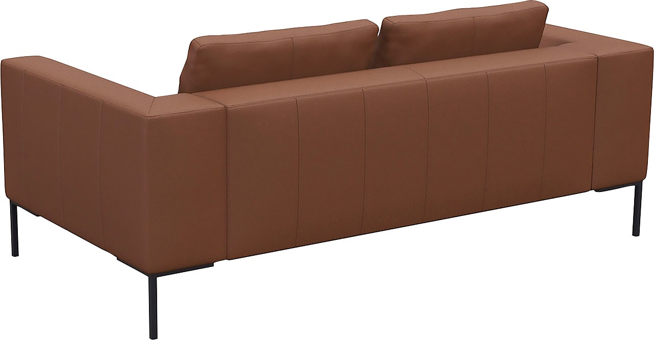 FLEXLUX 2,5-Sitzer »Loano«, modernes Sofa, frei im Raum stellbar, lose Kissen, Kaltschaum im Sitz
