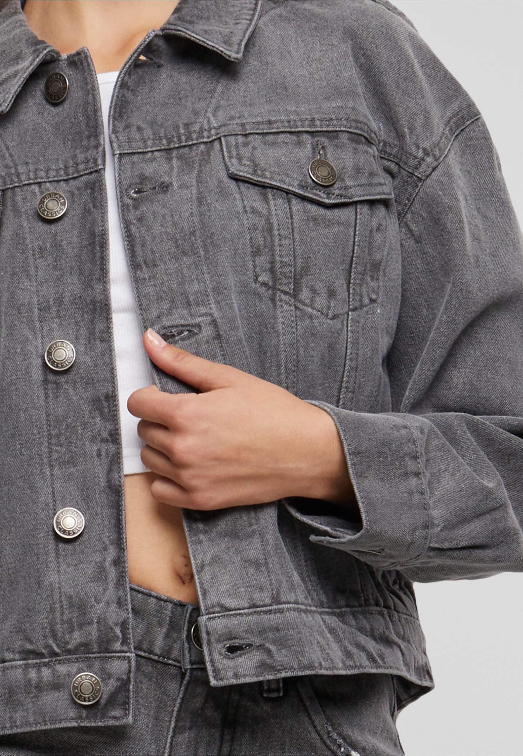URBAN CLASSICS Jeansjacke »Urban Classics Ladies 80‘s Oversized Denim Jacket« 1 Stk. tlg. ohne Kapuze