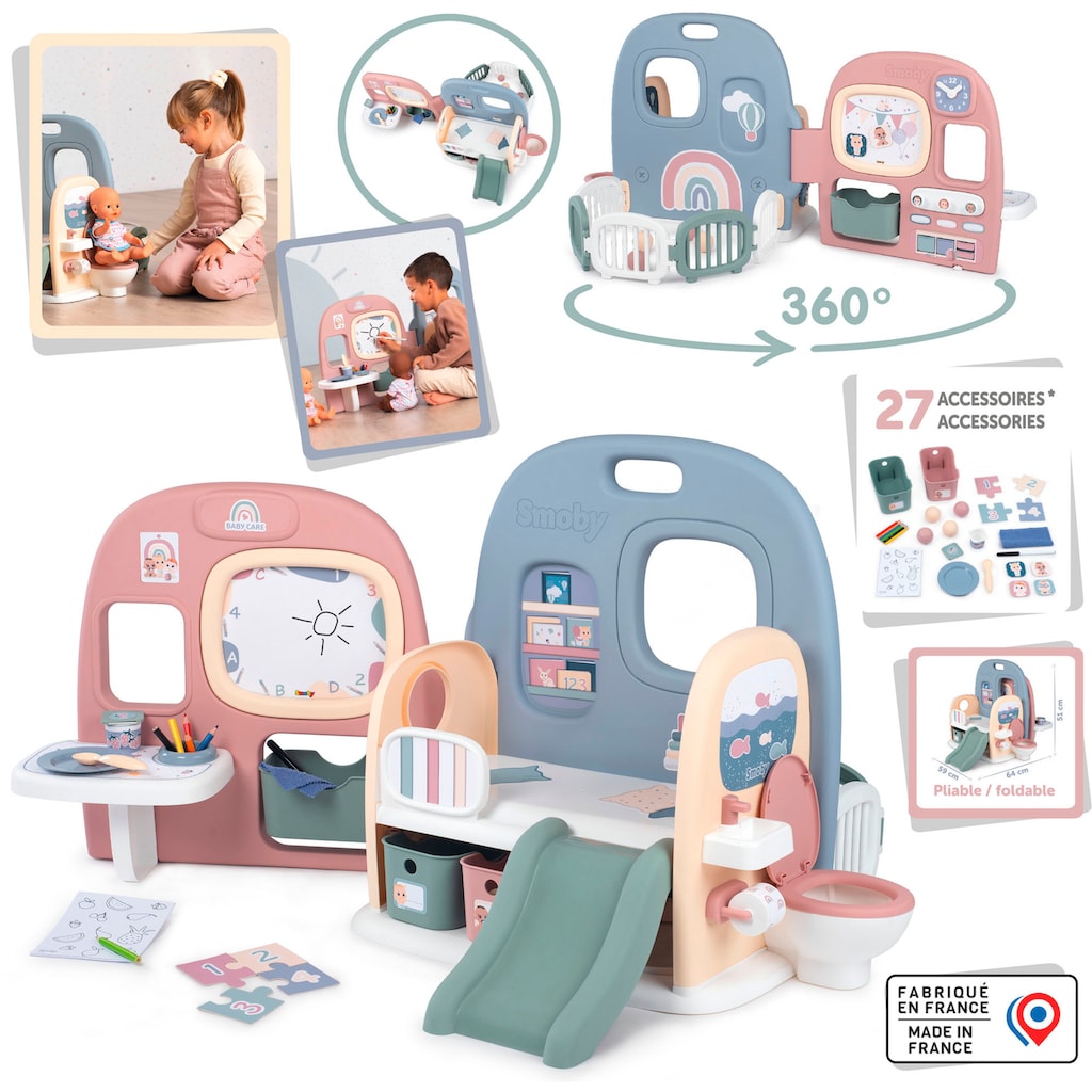 Smoby Puppen Pflegecenter »Baby Care, Puppen-Kita«, Made in Europe