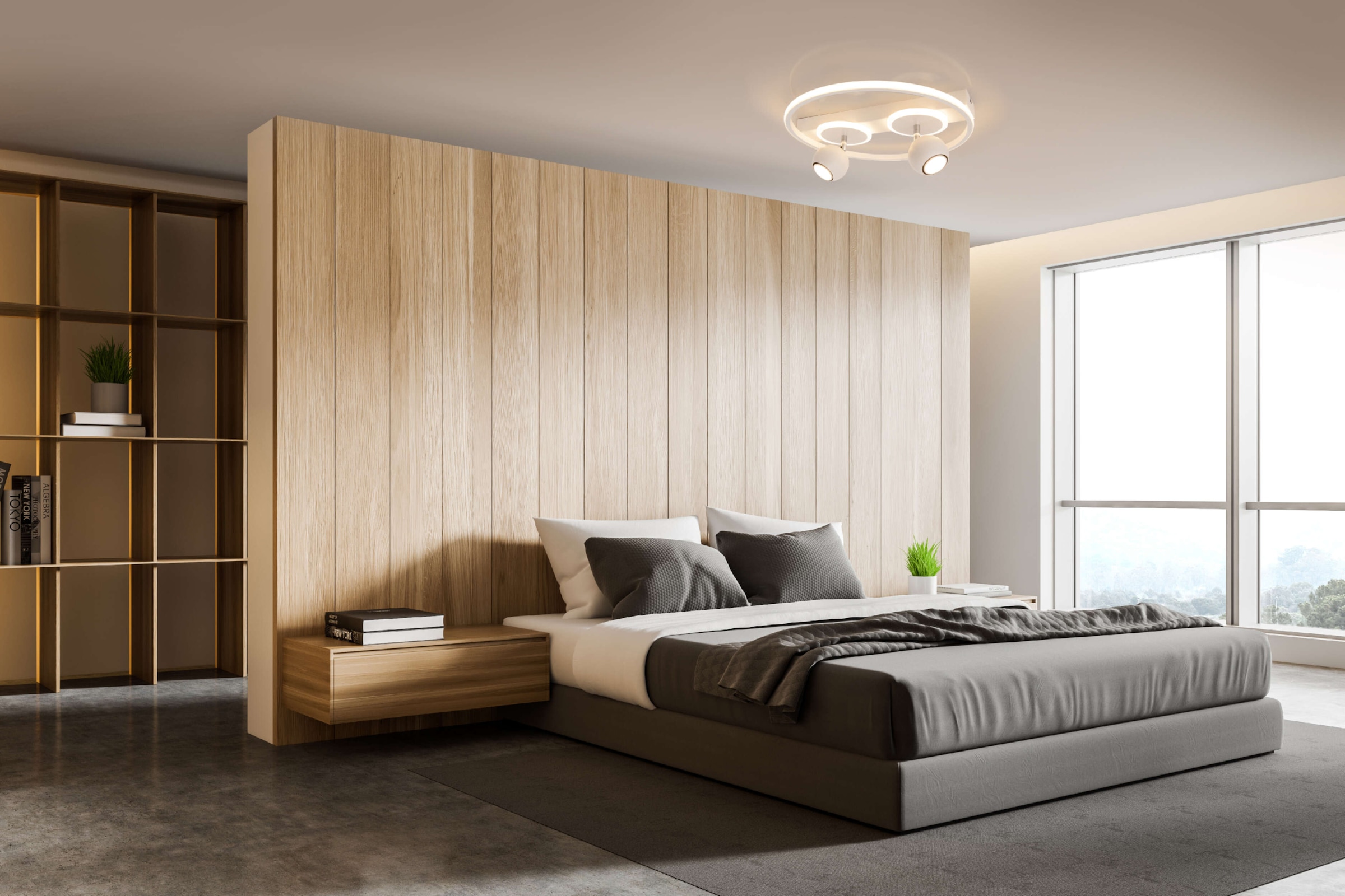 näve LED Deckenleuchte »"Ronda"« GU10 1 Stk. Warmweiß mattweiß, 2 kugelförmige bewegliche Spots GU 10, LED Leuchtringe