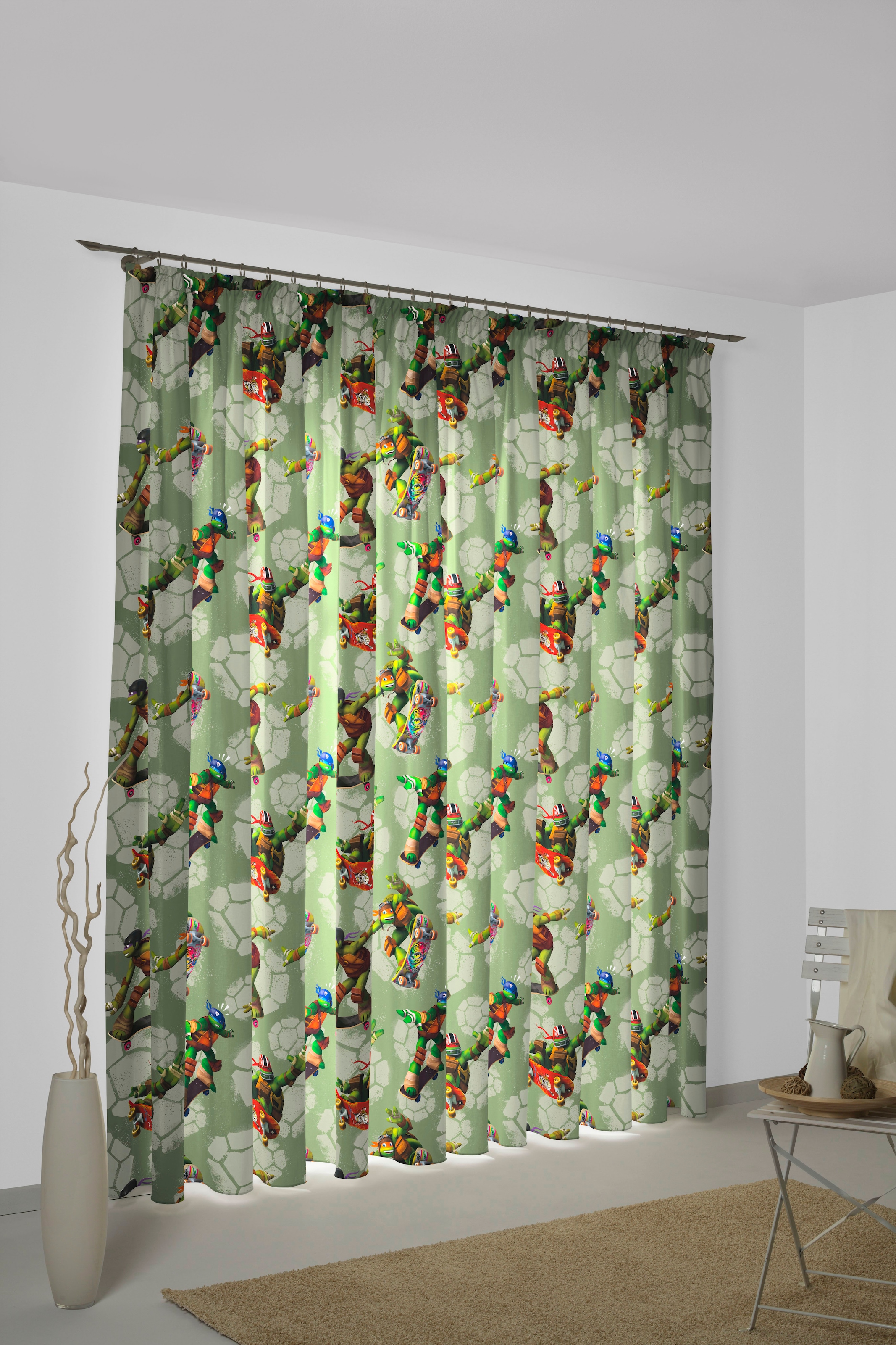 Wirth Vorhang »Turtles« Multifunktionsband 1 Stk. tlg. Nickelodeon günstig online kaufen