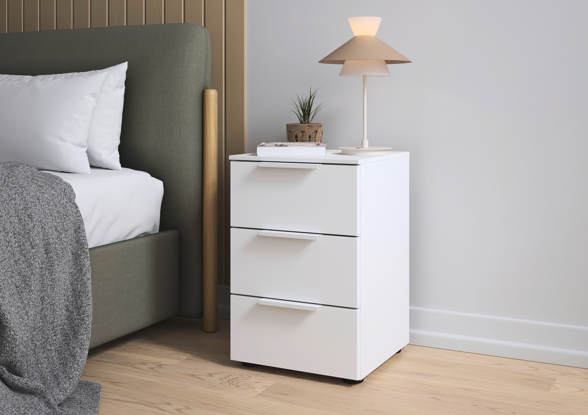 LeGer Home by Lena Gercke Nachtkommode »Serina«, mit 3 Schubkästen sowie ho günstig online kaufen