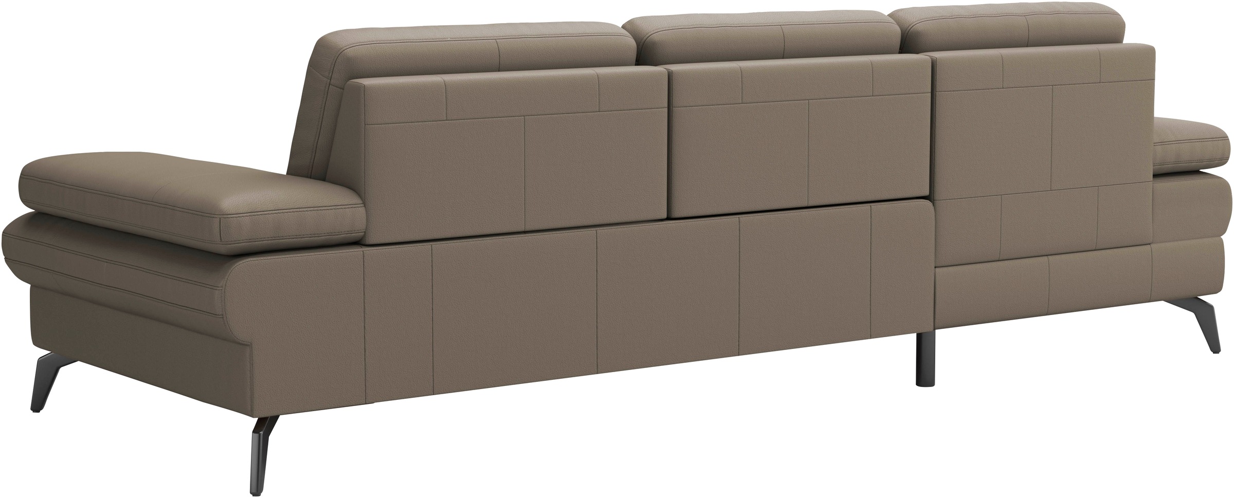 sit&more Ecksofa »Morris L-Form, inkl. Sitztiefenverstellung«, wahlweise mit Armteilverstellung, Bettfunktion & Bettkasten