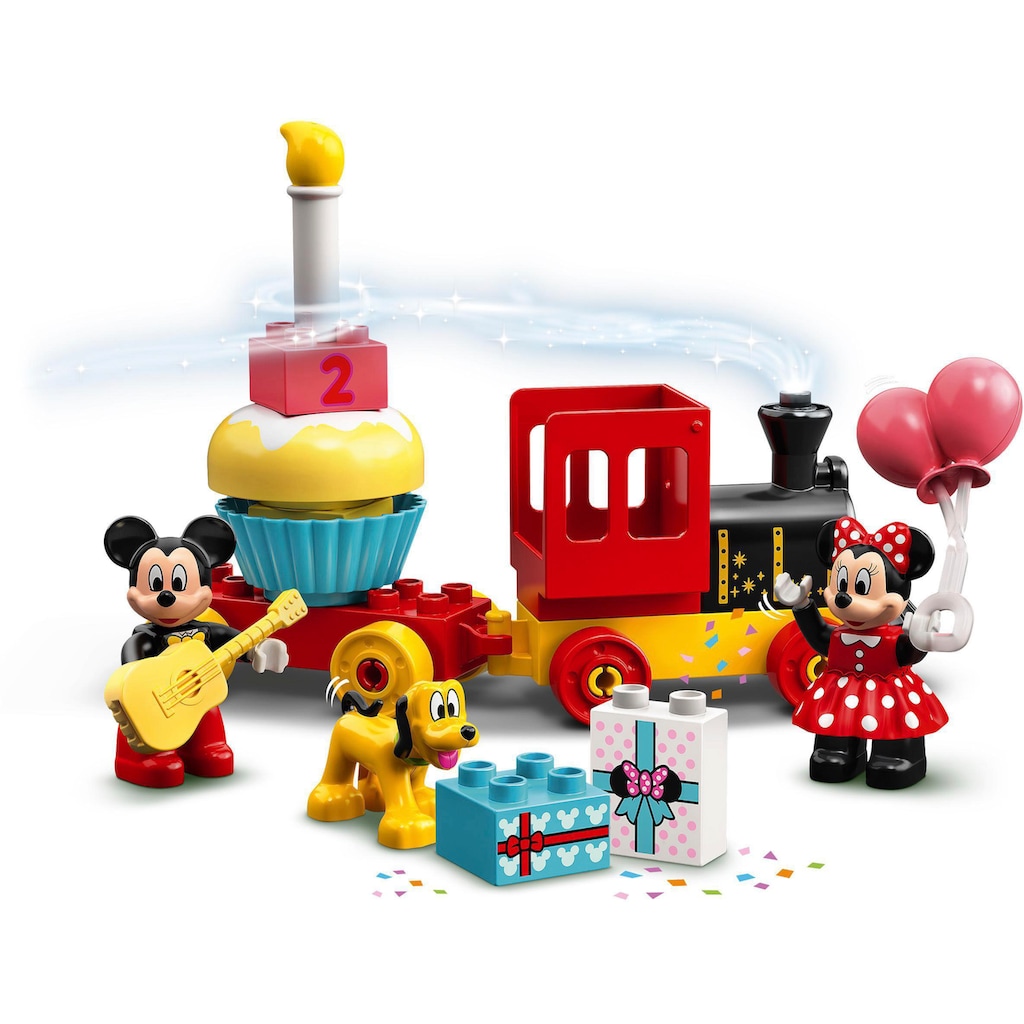 LEGO® Konstruktionsspielsteine »Mickys und Minnies Geburtstagszug (10941), LEGO® DUPLO® Disney™«, (22 St.), Made in Europe