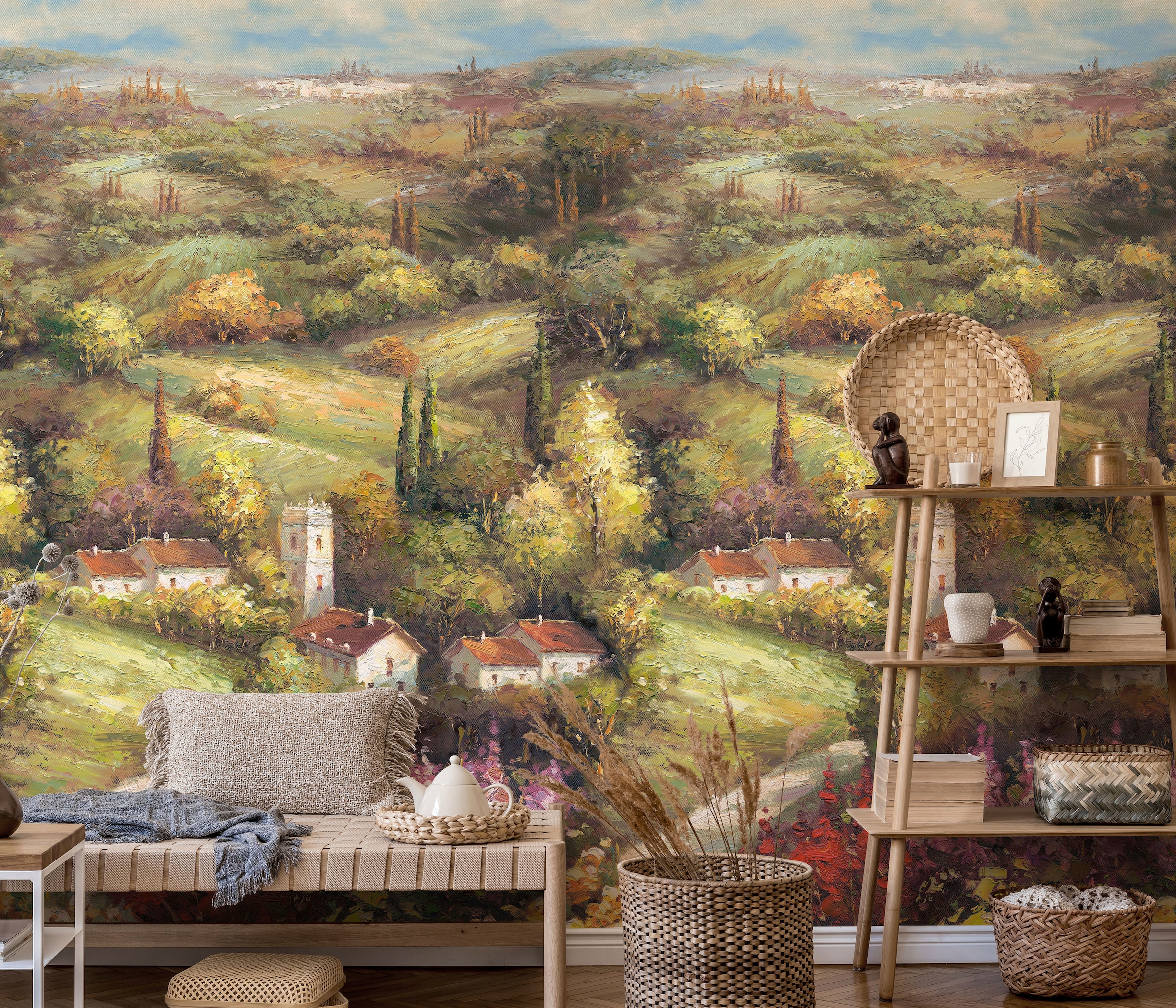 Fashion for walls Fototapete »Tuscany« floral glatt Phthalate frei günstig online kaufen