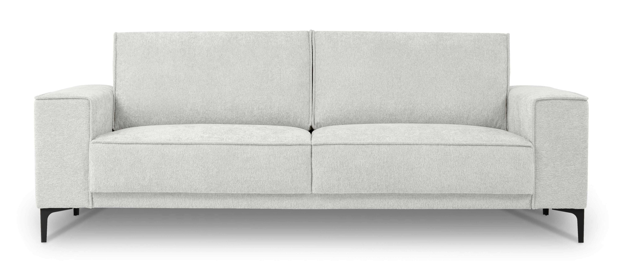 Places of Style 3-Sitzer »Oland«, 224 cm, Wellenunterfederung, Skandi-Design, Metallfüße