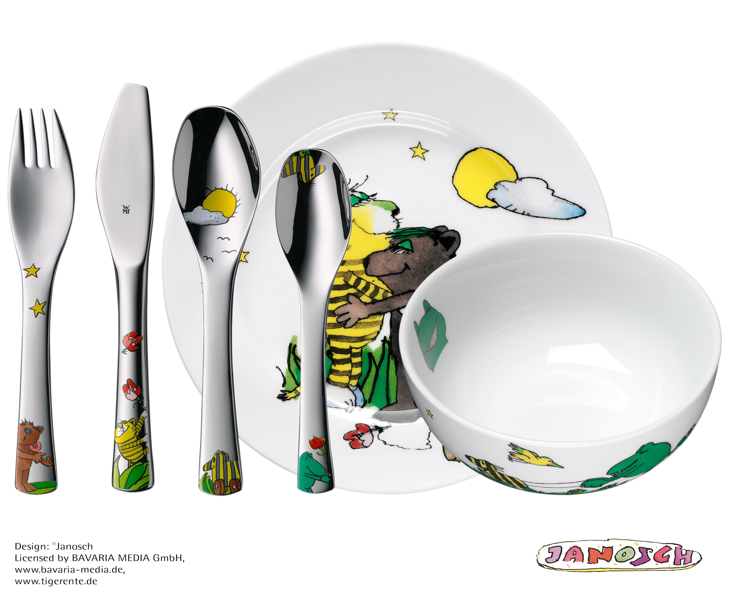 WMF Kindergeschirr-Set »Janosch«, (Set, 6 tlg.), ab 3 Jahren, spülmaschinen günstig online kaufen