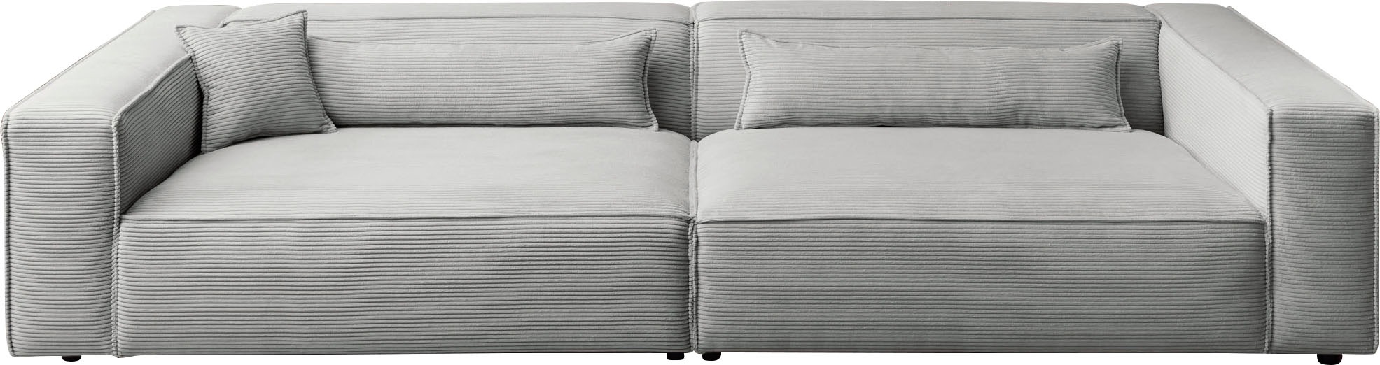 LeGer Home by Lena Gercke 3-Sitzer »PIARA, XXL Sofa mit Kedernaht, Big-Sofa günstig online kaufen