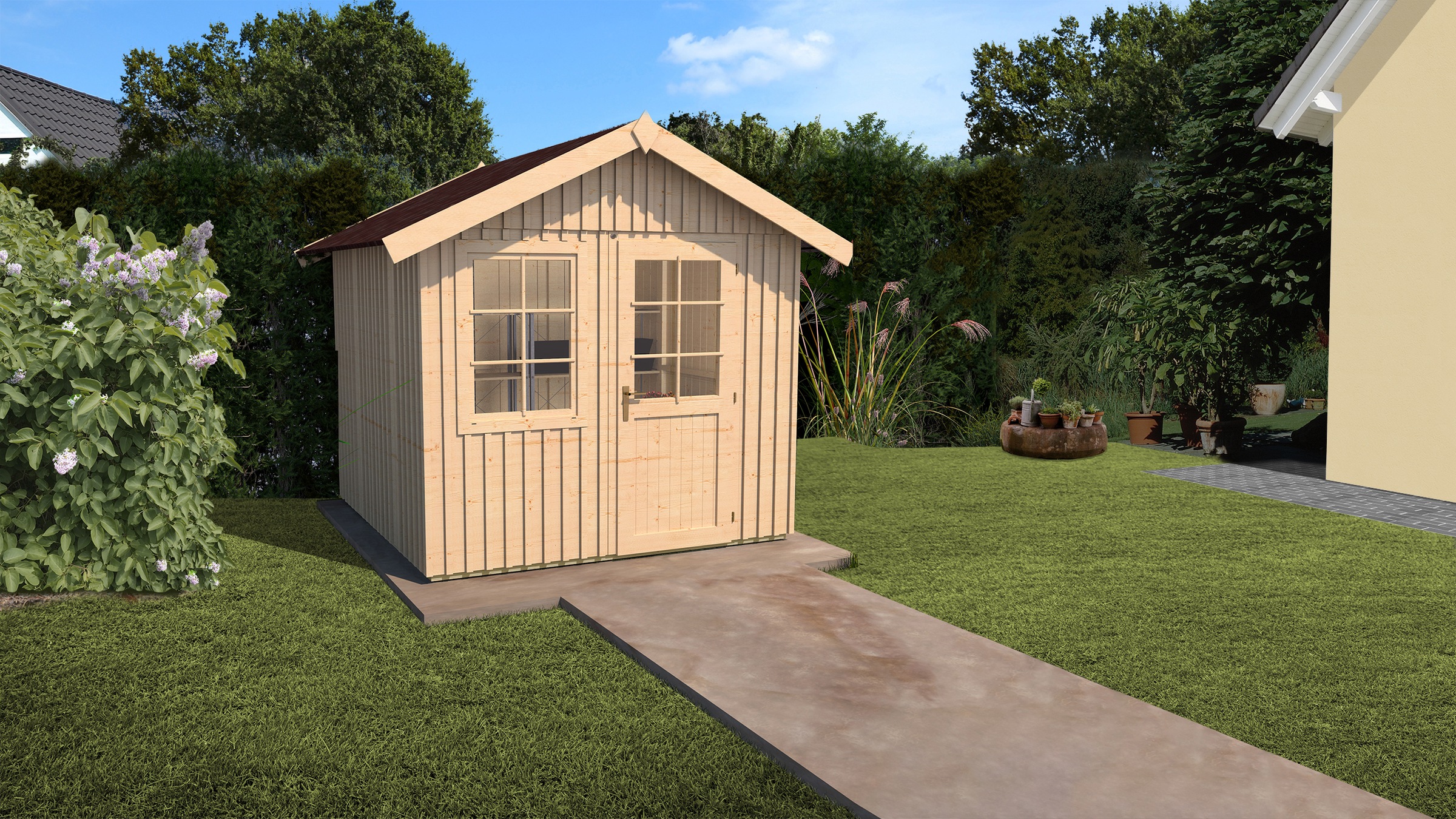 weka Gartenhaus »Schwedenhaus 410« inklusive Fussboden