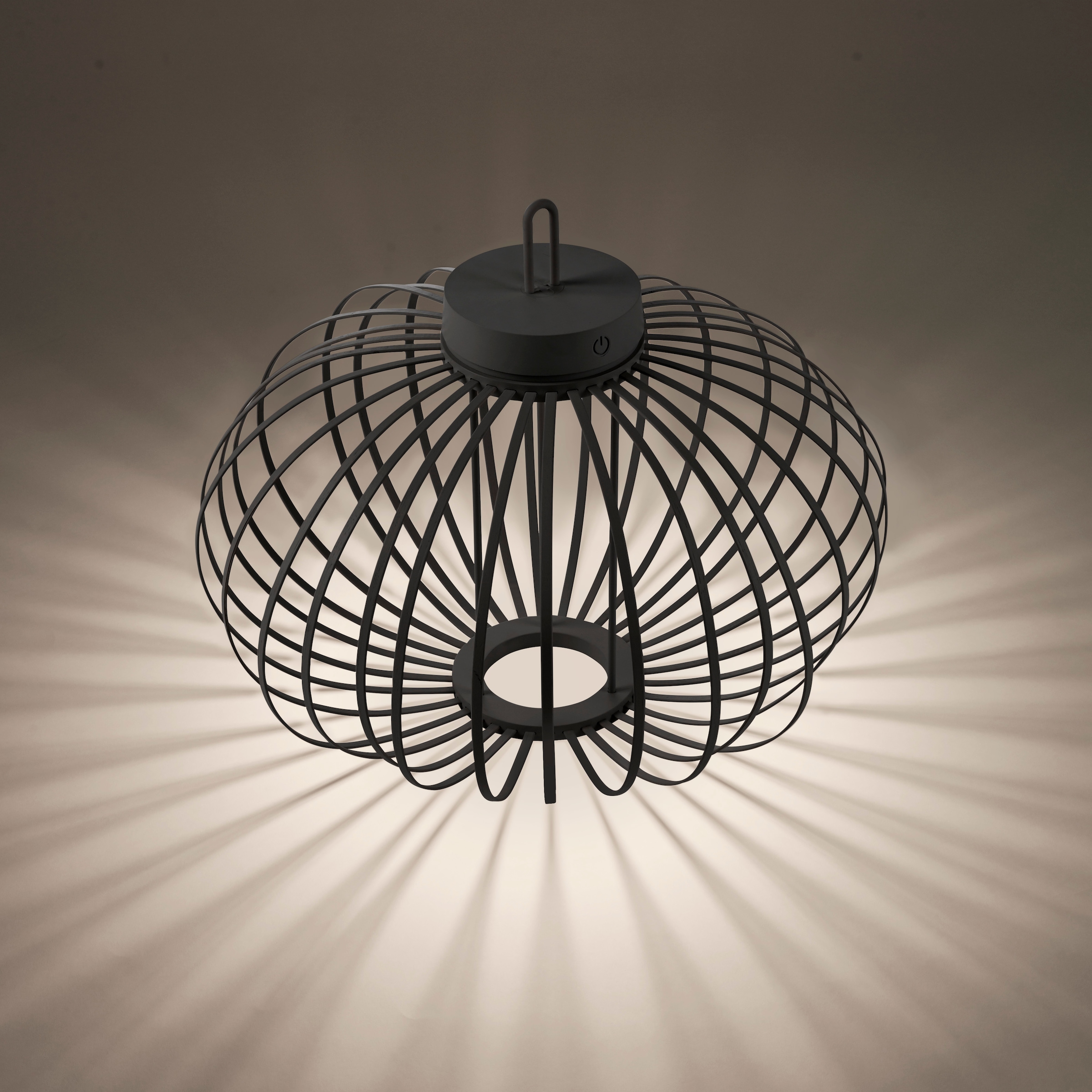 JUST LIGHT Pendelleuchte »AKUBA«, 1 flammig, Leuchtmittel LED-Modul | LED fest integriert, Akkuleuchte