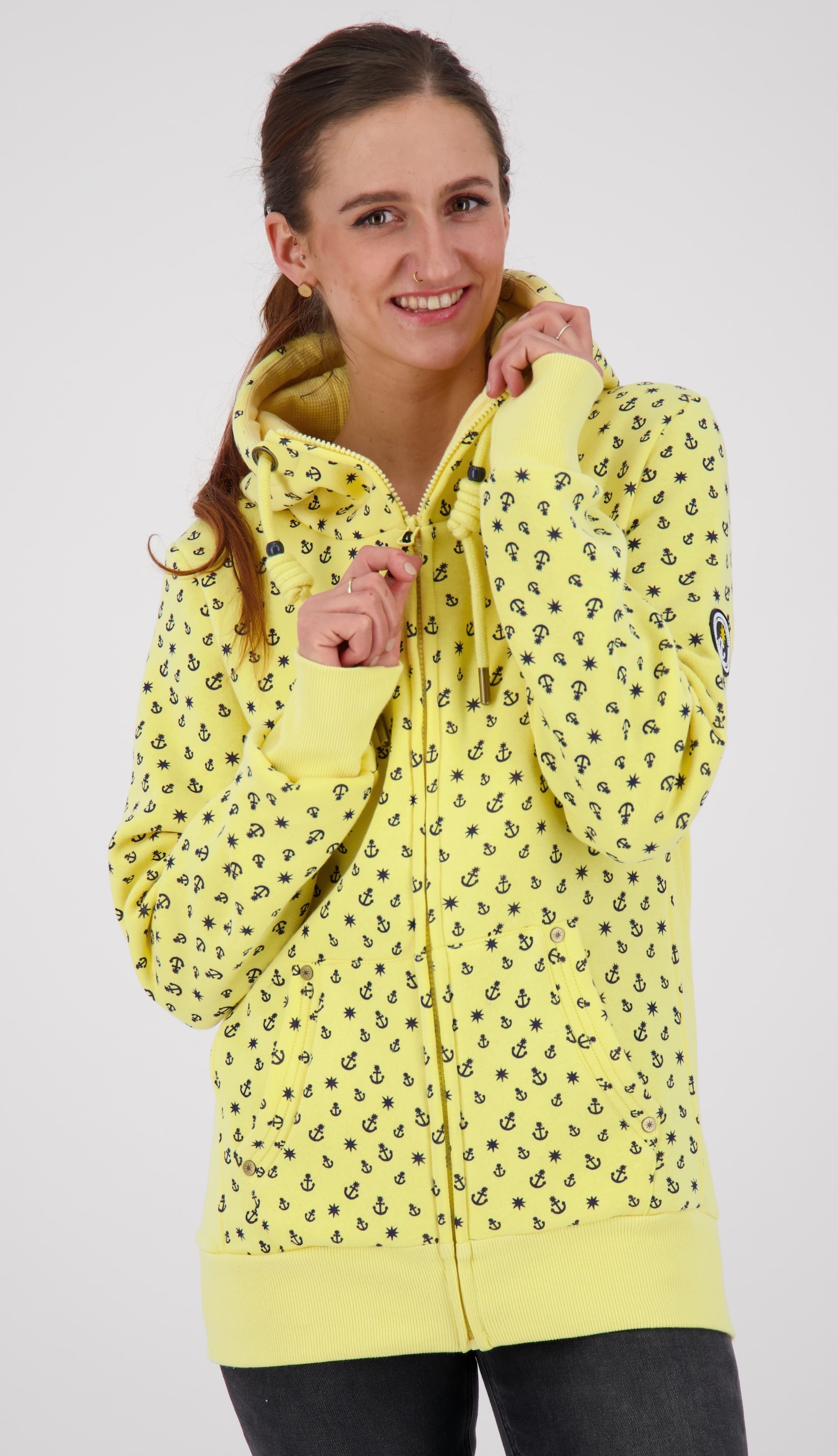 ankerglut Kapuzensweatshirt »ANCHORAGE Women«, in lässigem Oversized-Schnitt
