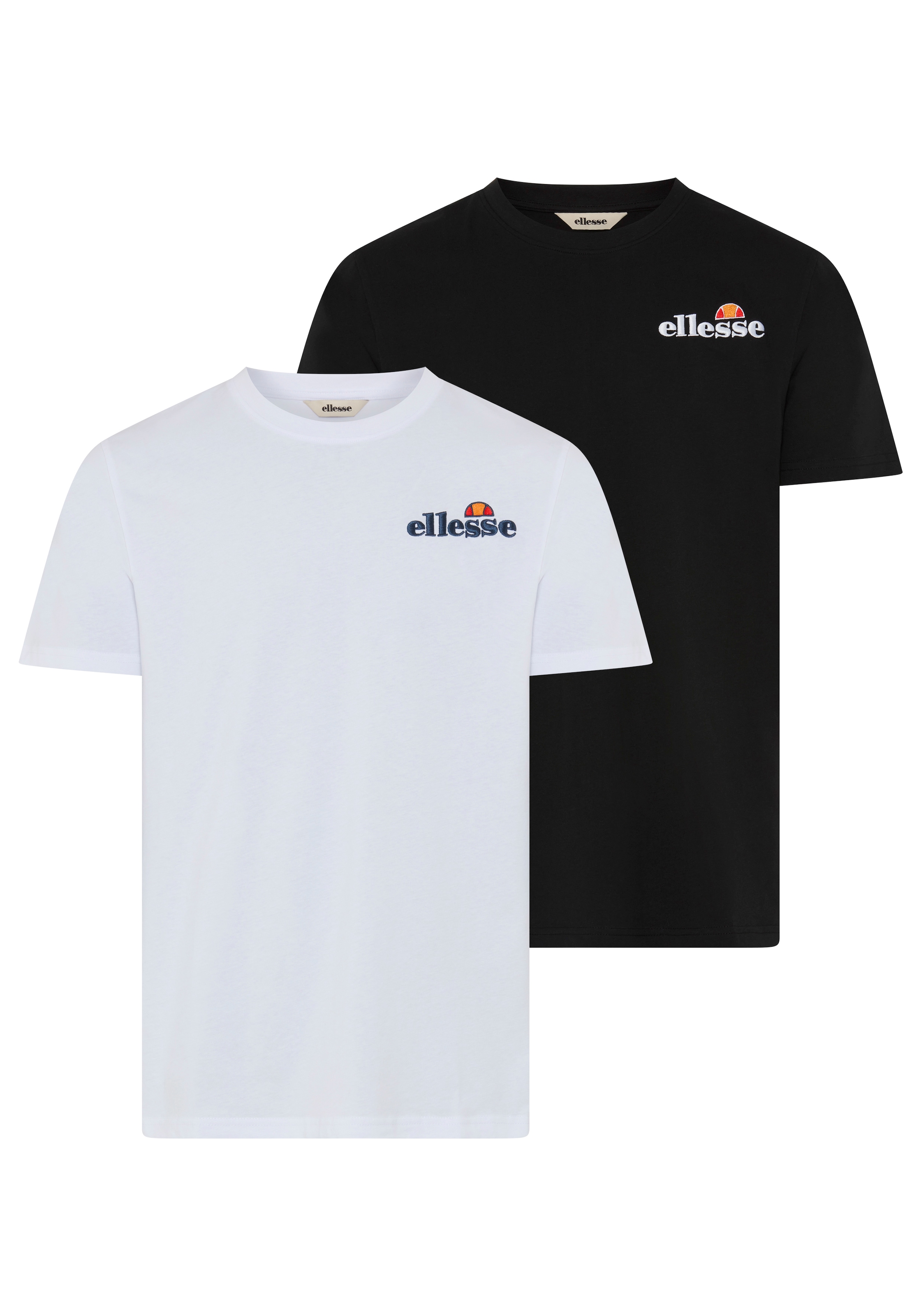 Ellesse T-Shirt »Packung« Packung, 2 Packung mit 2 Teilen, aus Baumwolle