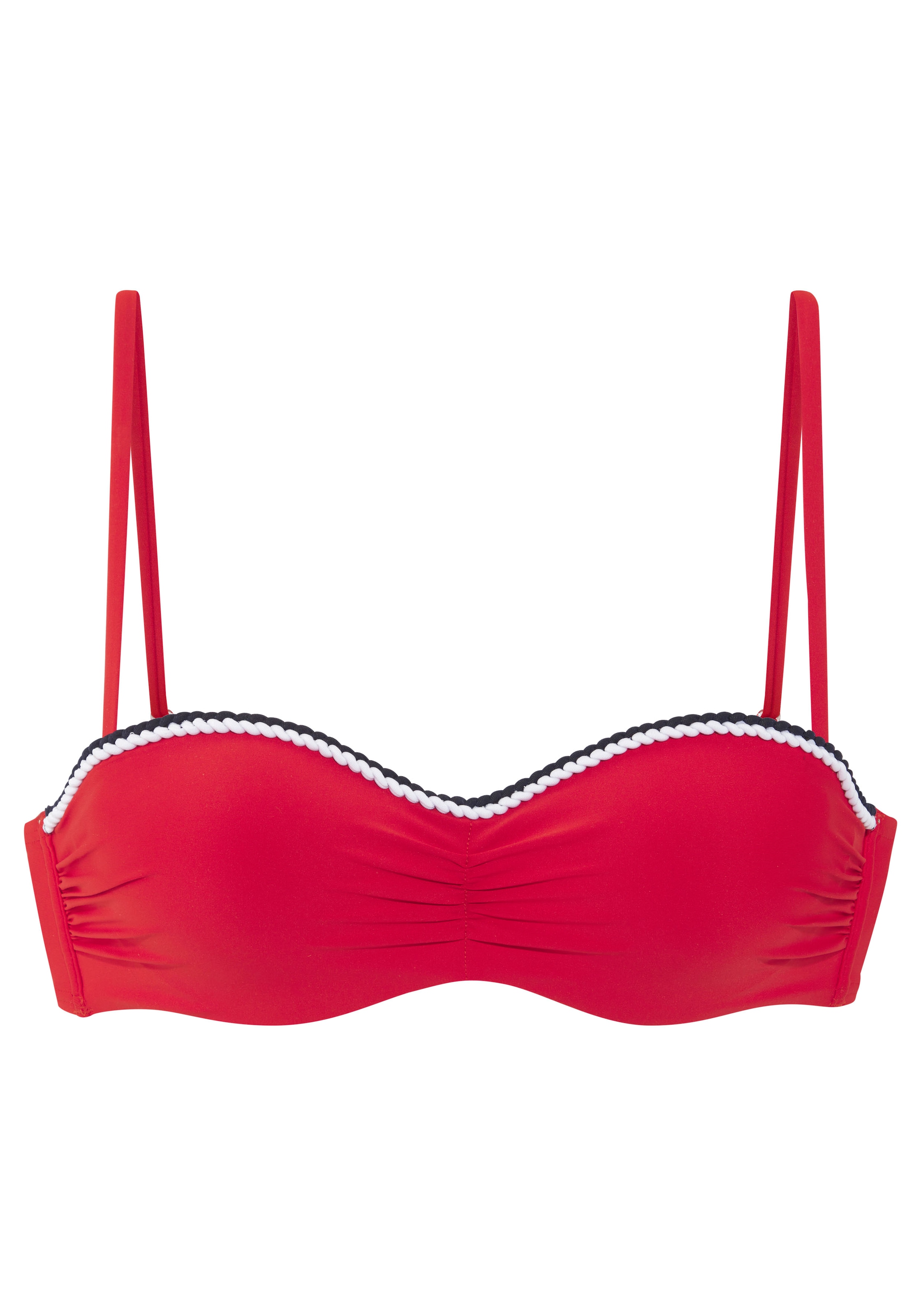 s.Oliver Bügel-Bandeau-Bikini-Top »Junis«, mit geflochtenen Details