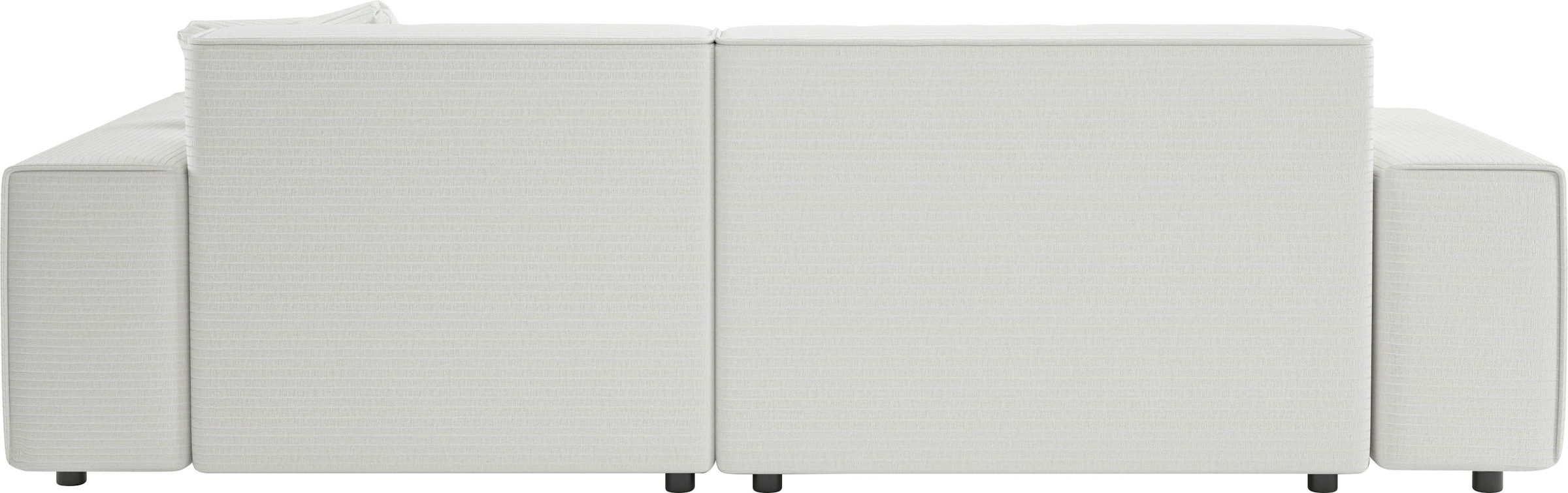 andas Ecksofa »Glimminge L-Form auch in Breitcord, Feincord + Easy care-Bezug,«, Breite 234, Zierkissen