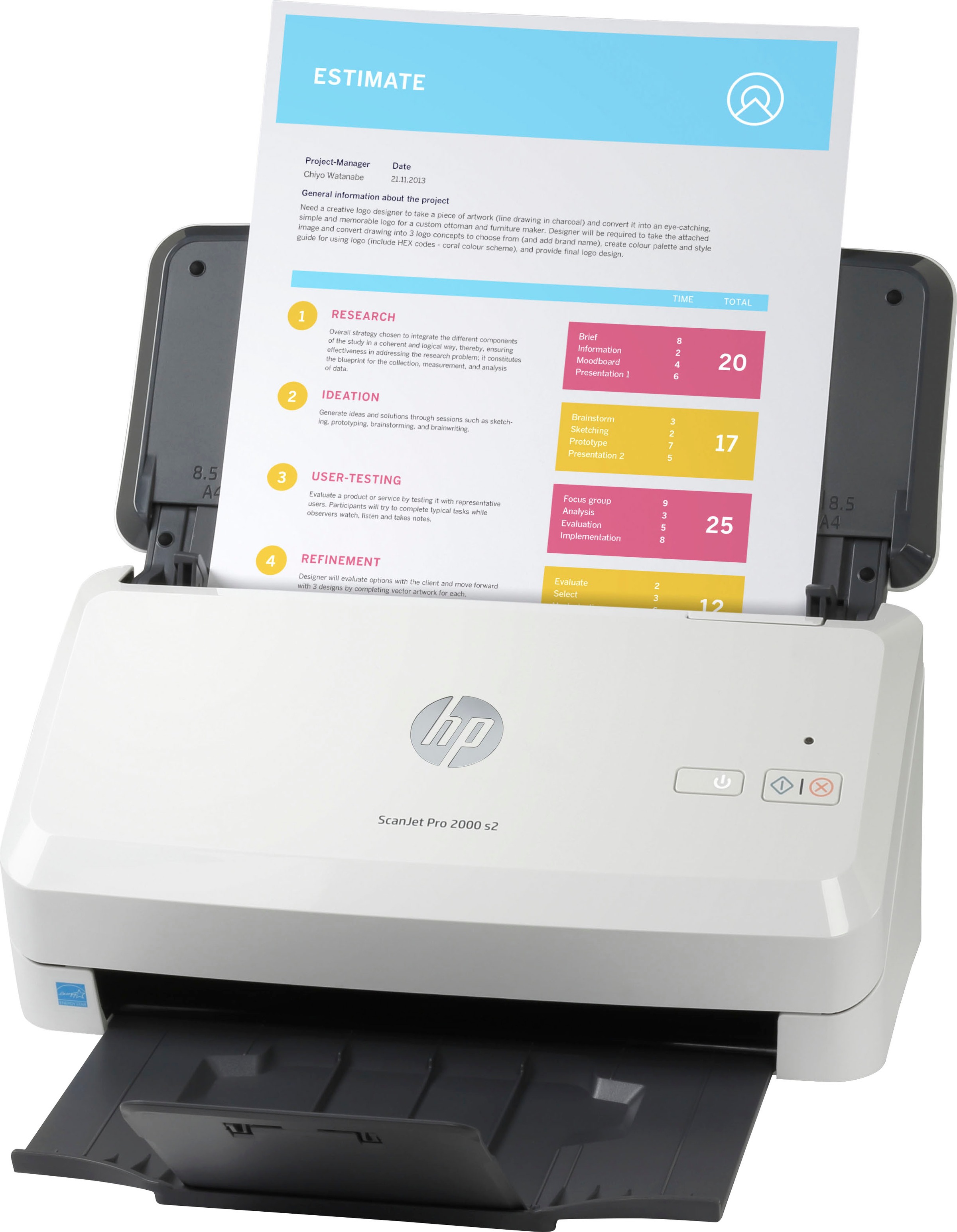 HP Einzugsscanner »Scanner ScanJet Pro 2000 s2«