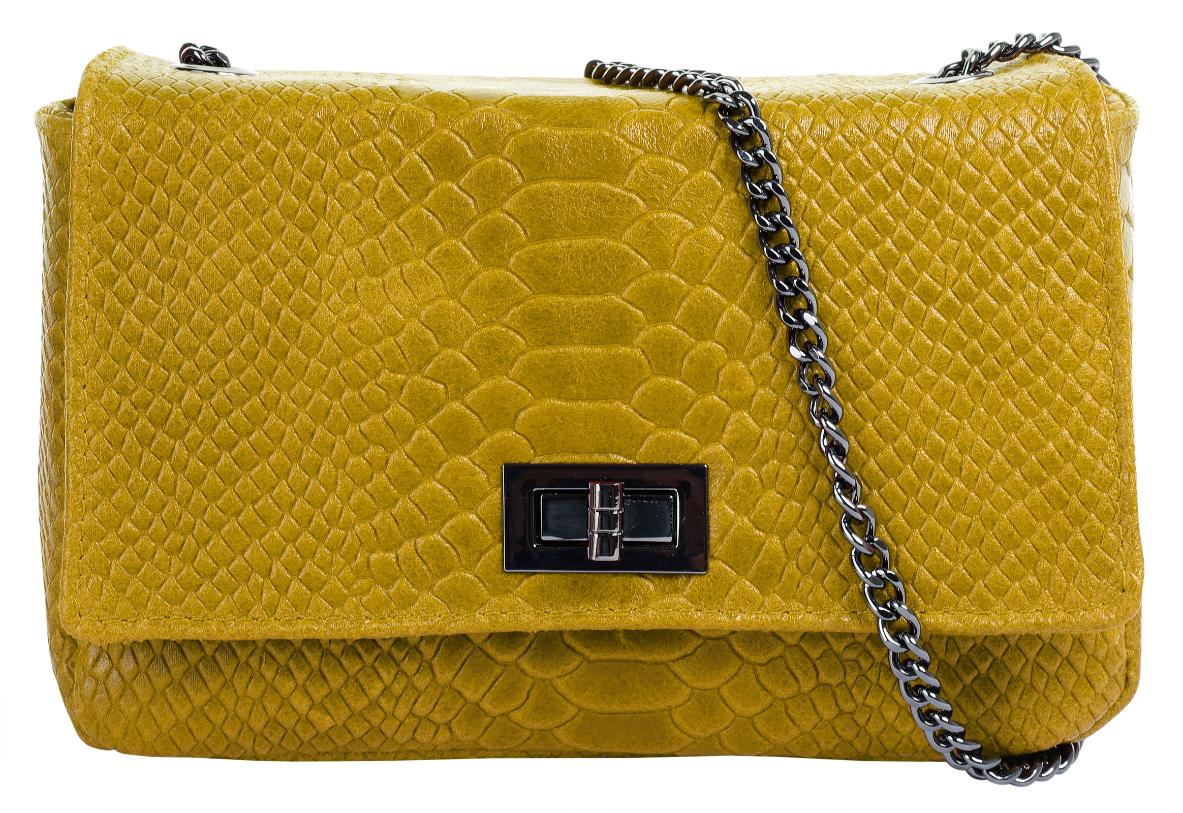 Cluty Umhängetasche, echt Leder, Made in Italy kaufen