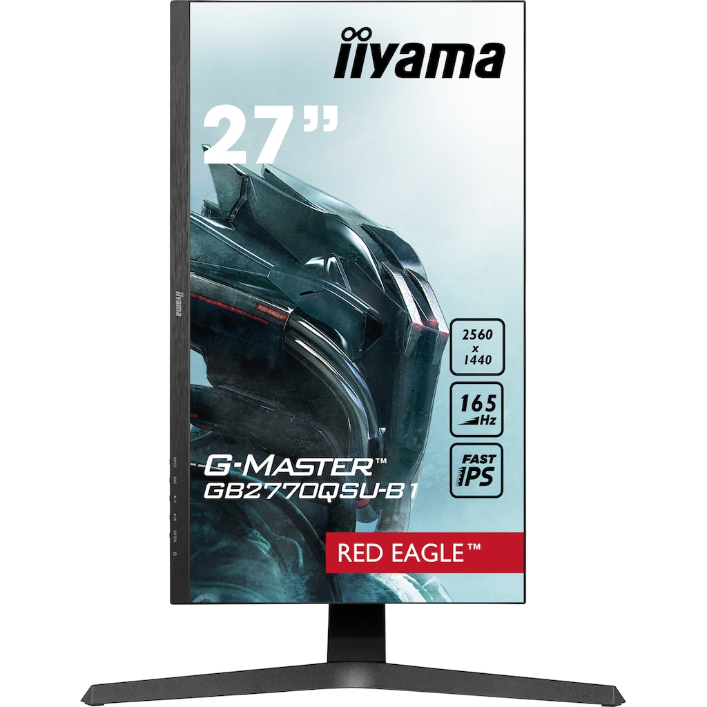 Iiyama LED-Monitor »G-MASTER GB2770QSU-B1«, 68,5 cm/27 Zoll, 2560 x 1440 px, WQHD, 0,5 ms Reaktionszeit, 165 Hz